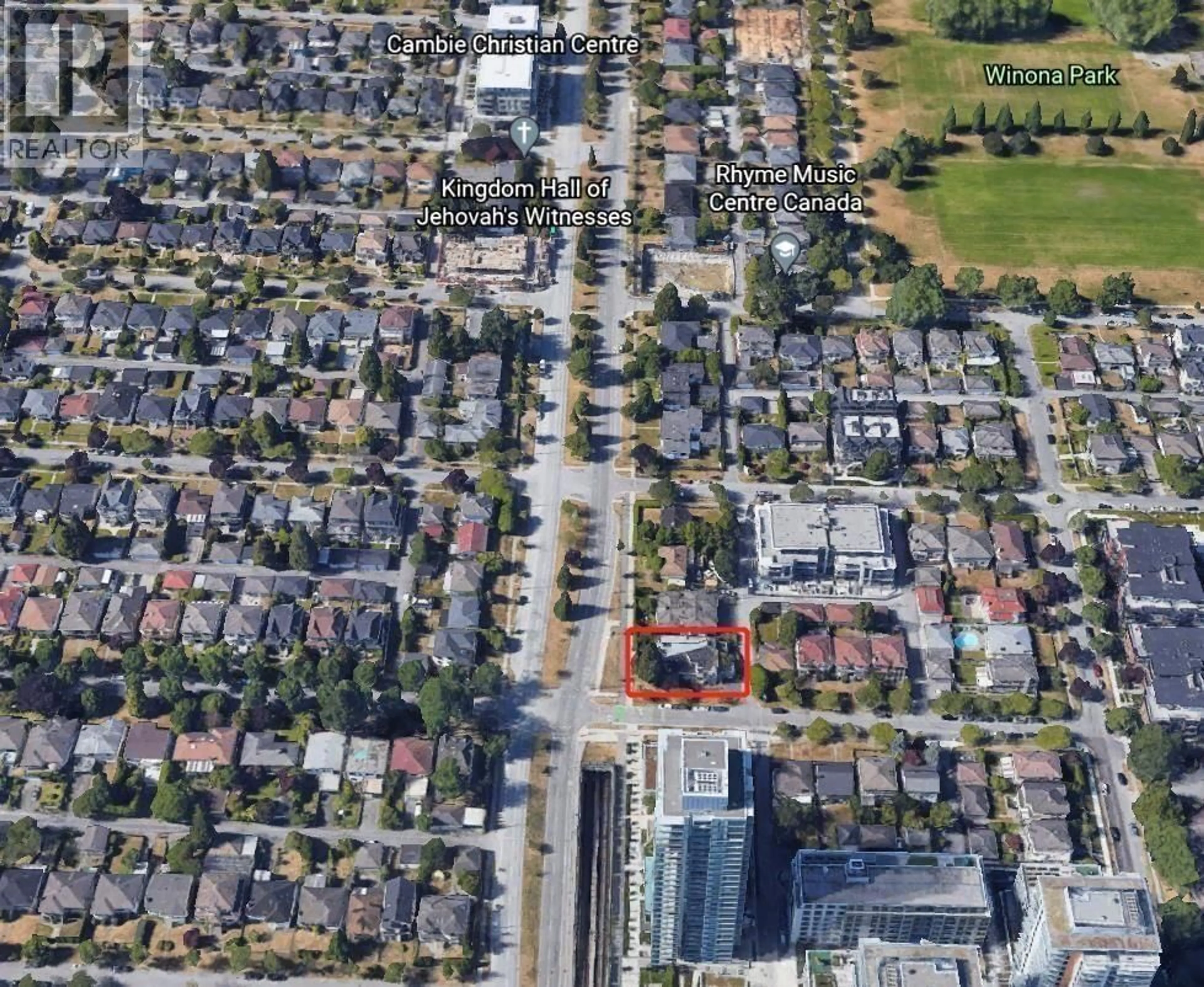 Picture of a map for 7972 CAMBIE STREET, Vancouver British Columbia V6P3J3