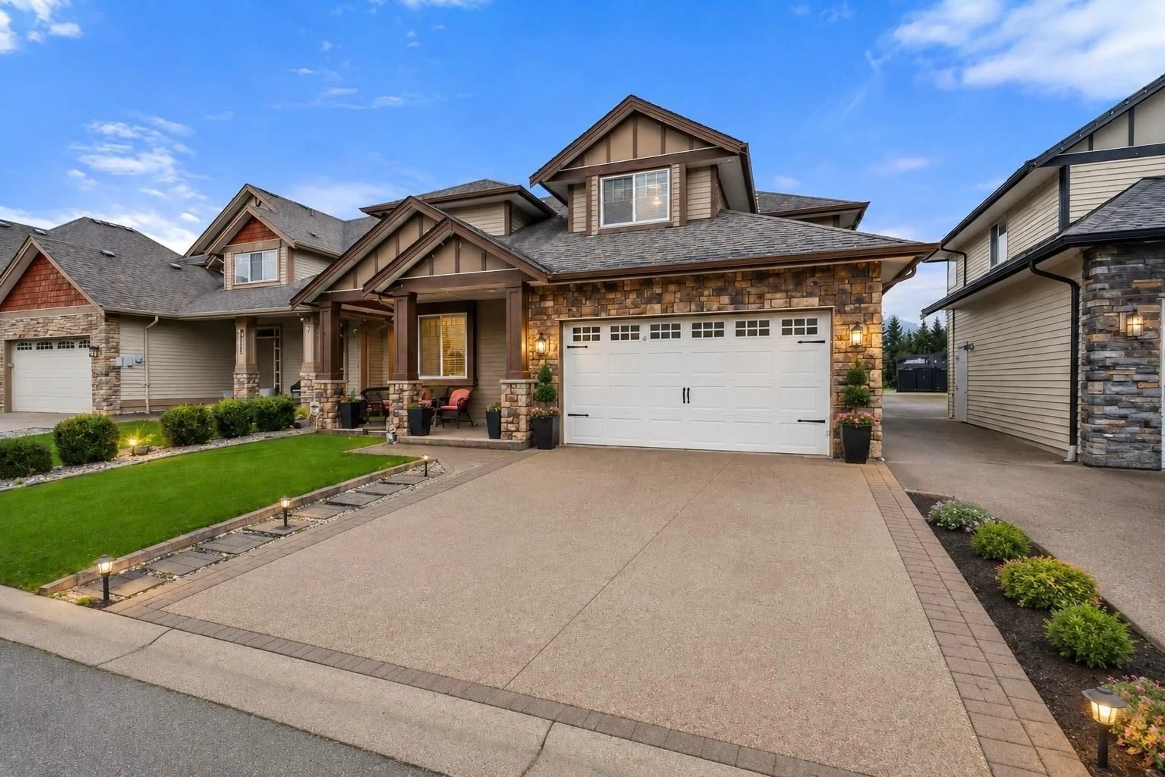Home with vinyl exterior material, street for 6556 LAVENDER PLACE, Chilliwack British Columbia V2R0H5