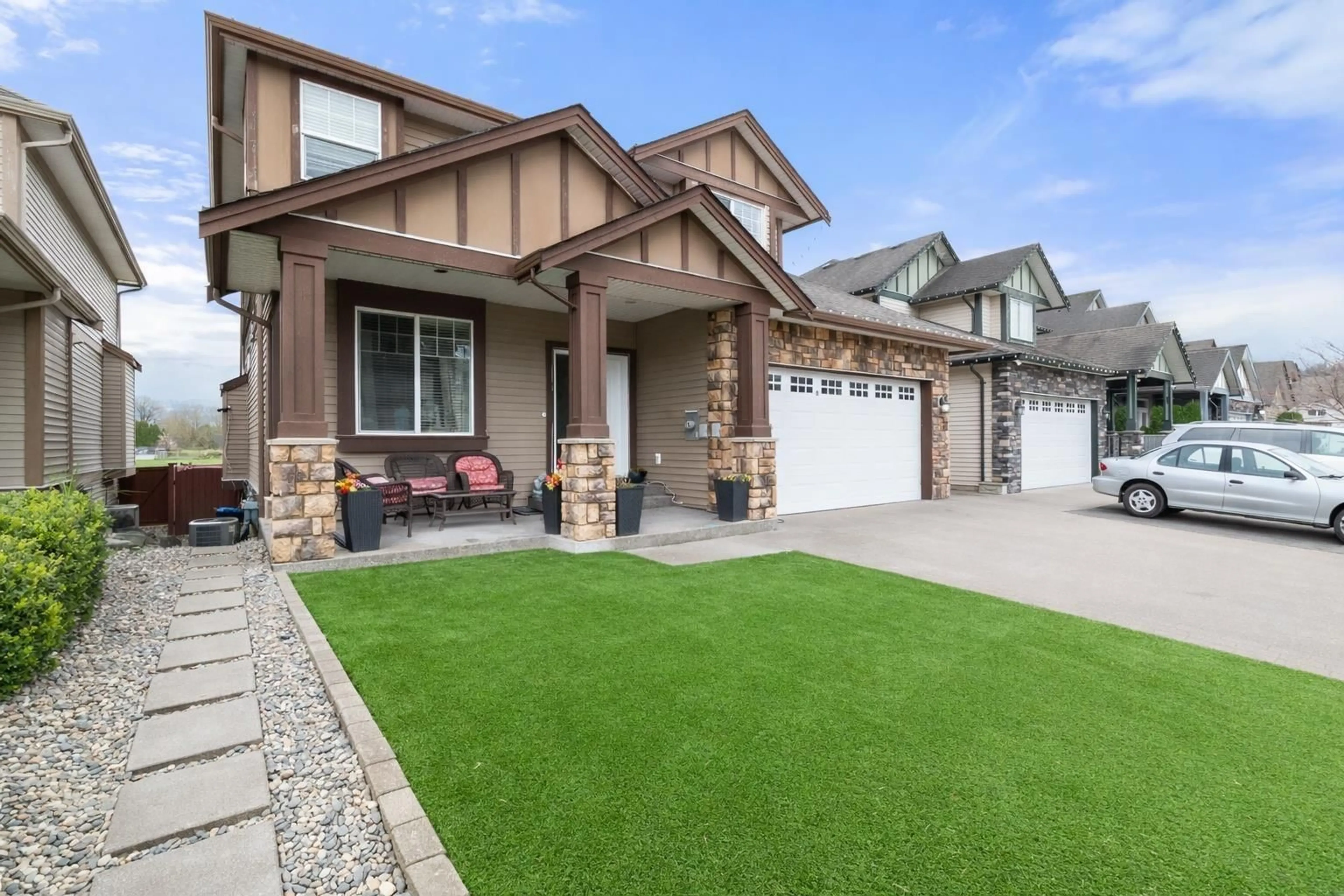 Home with vinyl exterior material, street for 6556 LAVENDER PLACE, Chilliwack British Columbia V2R0H5