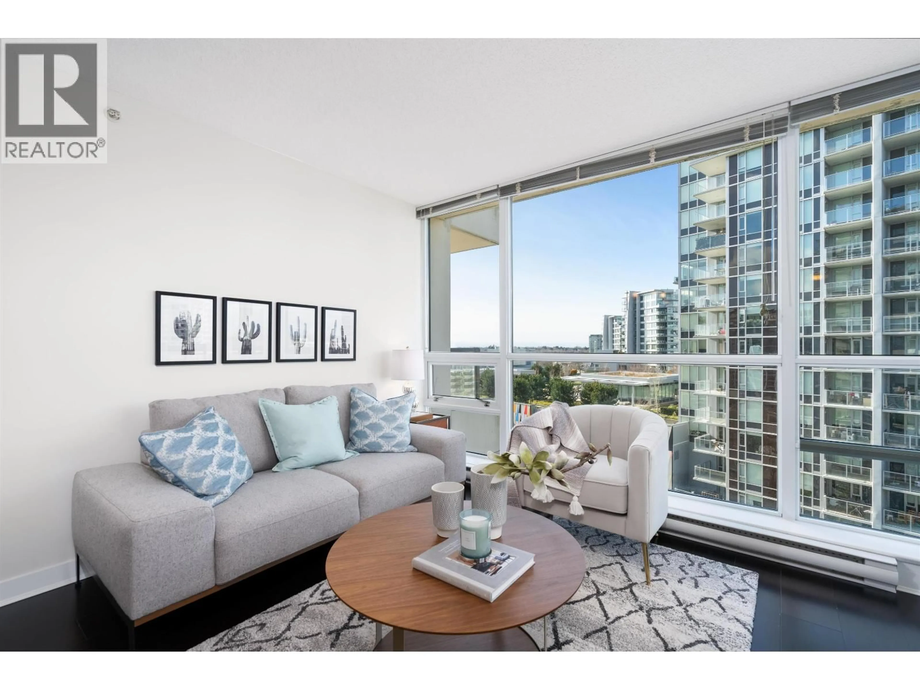 Living room with furniture, unknown for 1001 - 7555 ALDERBRIDGE WAY, Richmond British Columbia V6X4L3