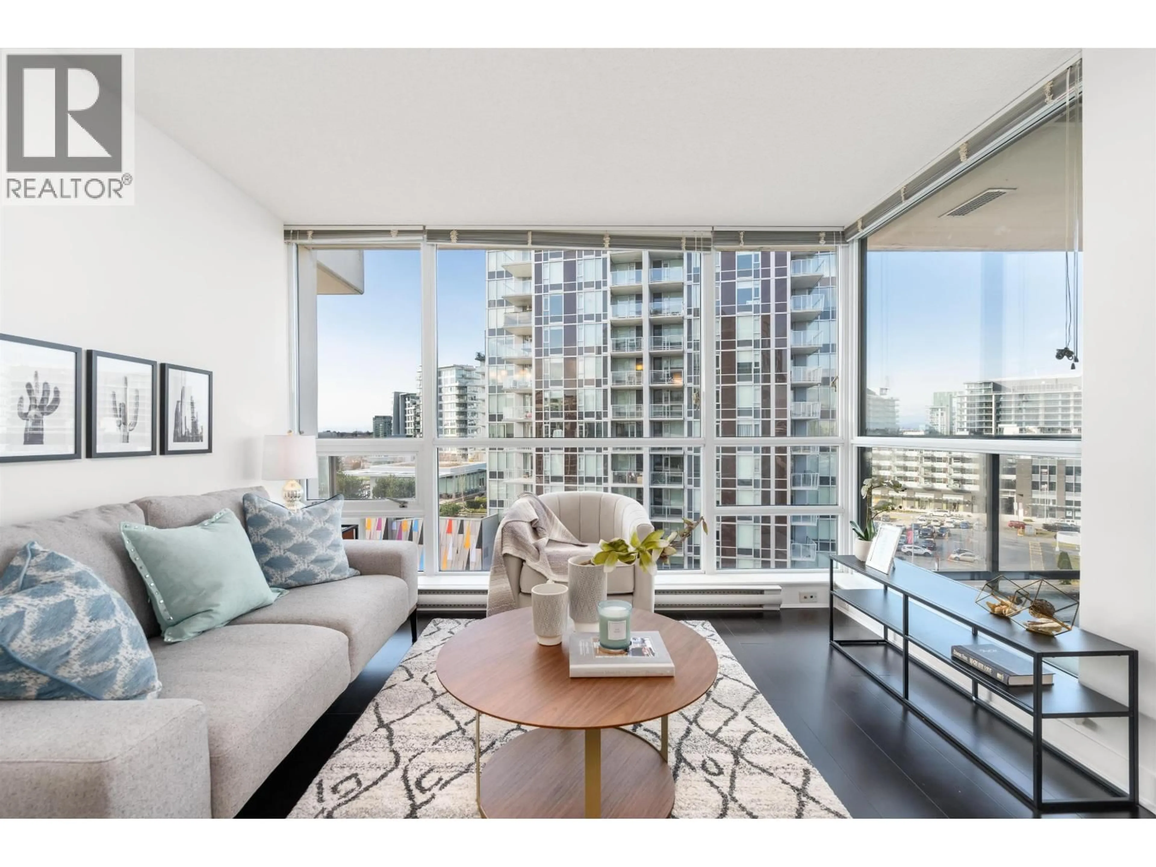 Living room with furniture, unknown for 1001 - 7555 ALDERBRIDGE WAY, Richmond British Columbia V6X4L3