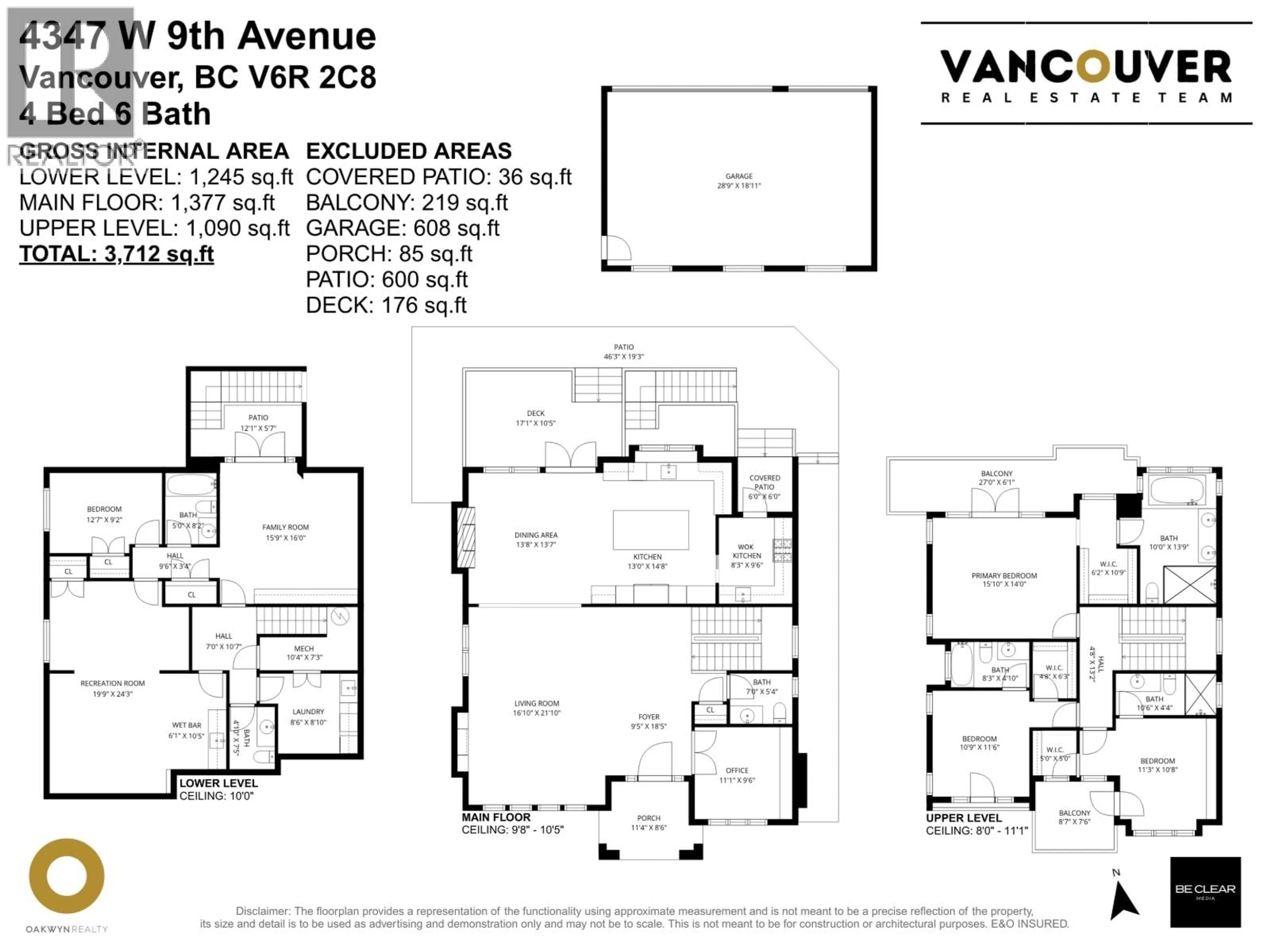Floor plan for 4347 9TH AVENUE, Vancouver British Columbia V6R2C8