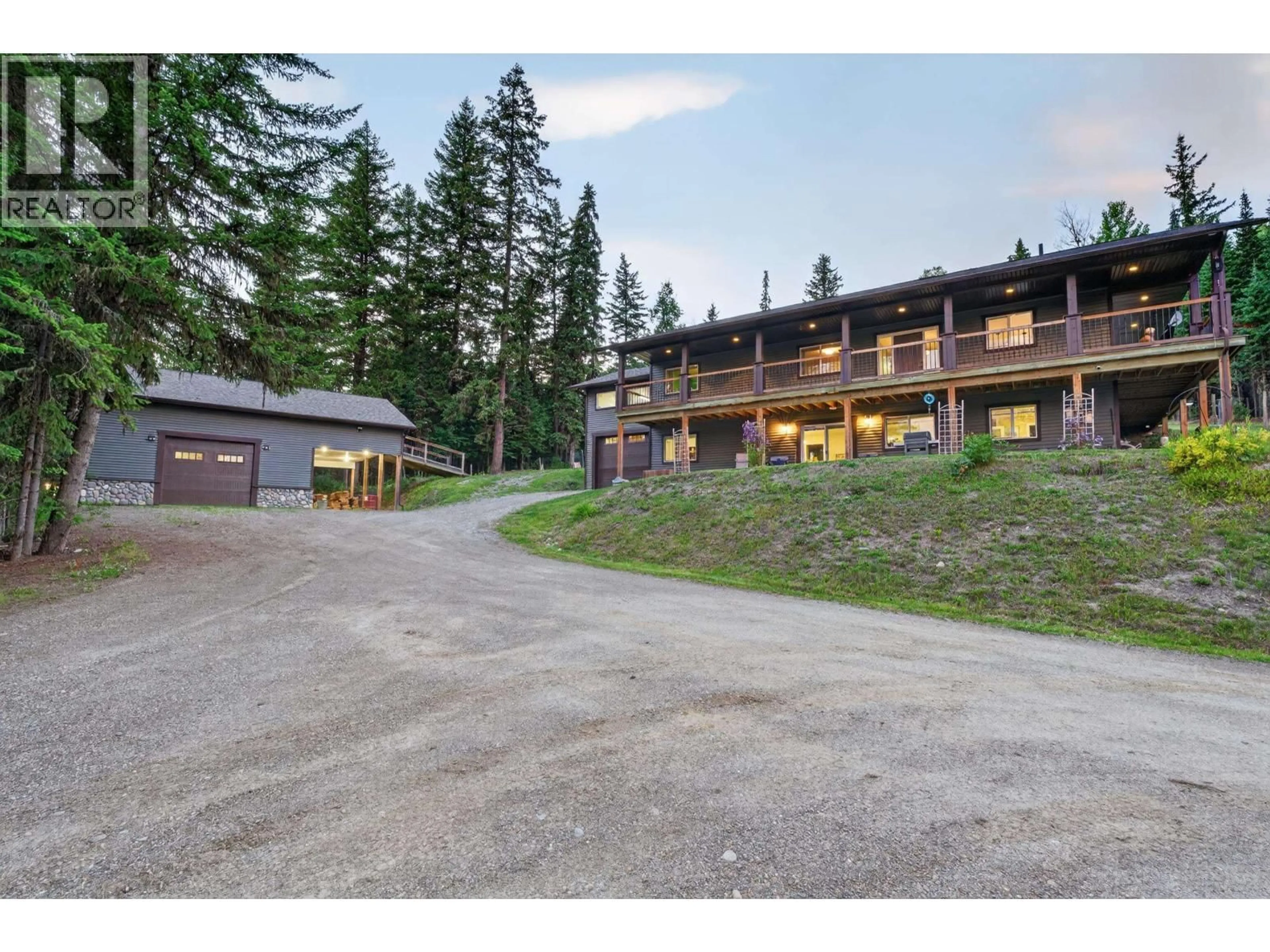 A pic from outside/outdoor area/front of a property/back of a property/a pic from drone, mountain view for 2077 SOMMERVILLE ROAD, Prince George British Columbia V2N6T6