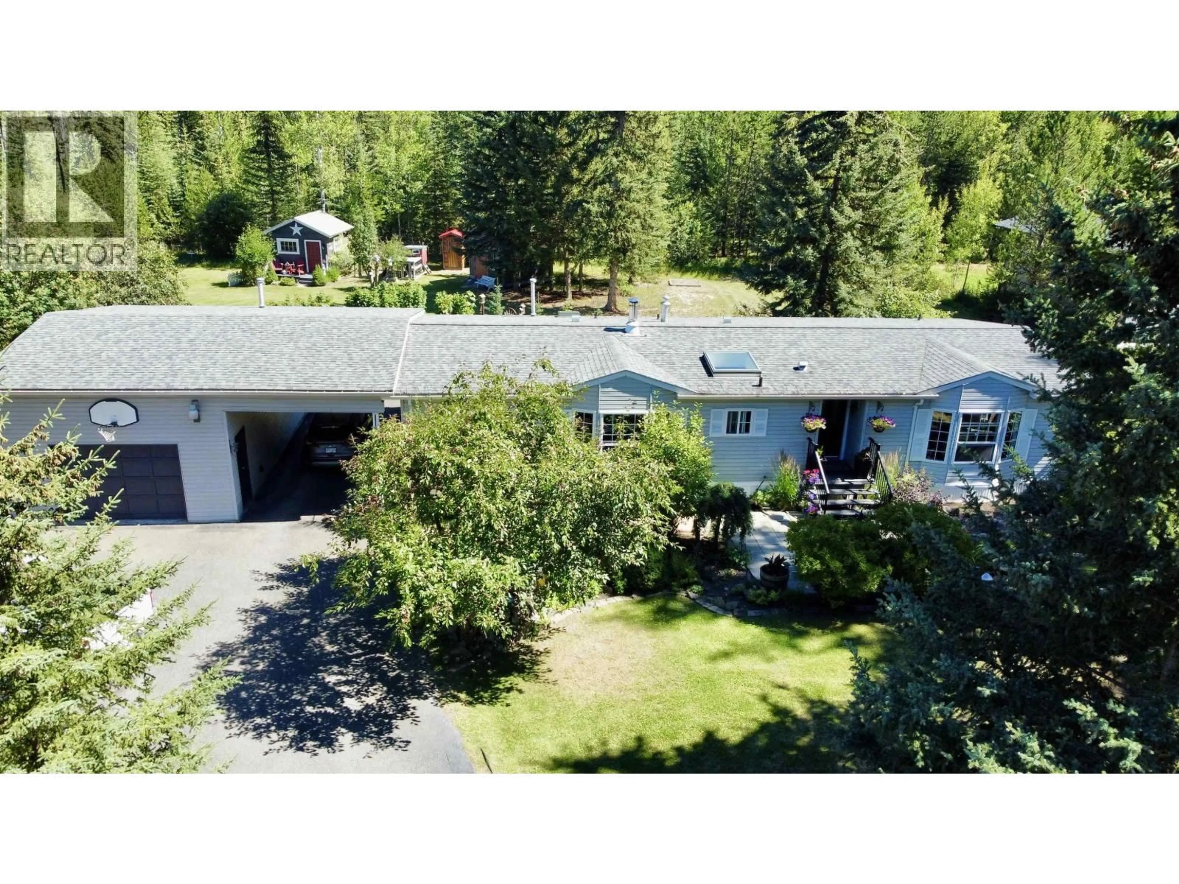 A pic from outside/outdoor area/front of a property/back of a property/a pic from drone, unknown for 6485 GREY CRESCENT, Horse Lake British Columbia V0K2E3