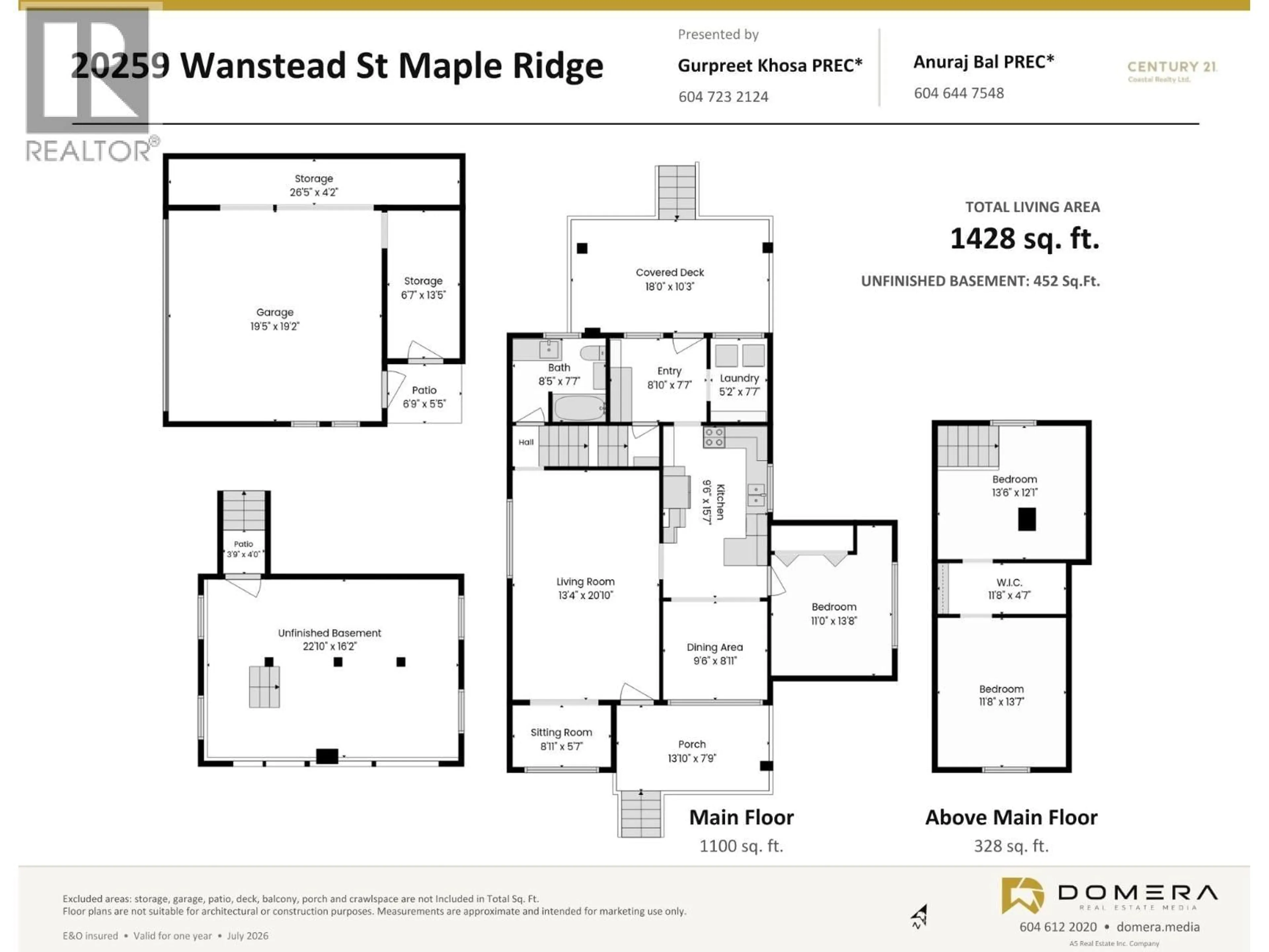 Floor plan for 20259 WANSTEAD STREET, Maple Ridge British Columbia V2X1J2