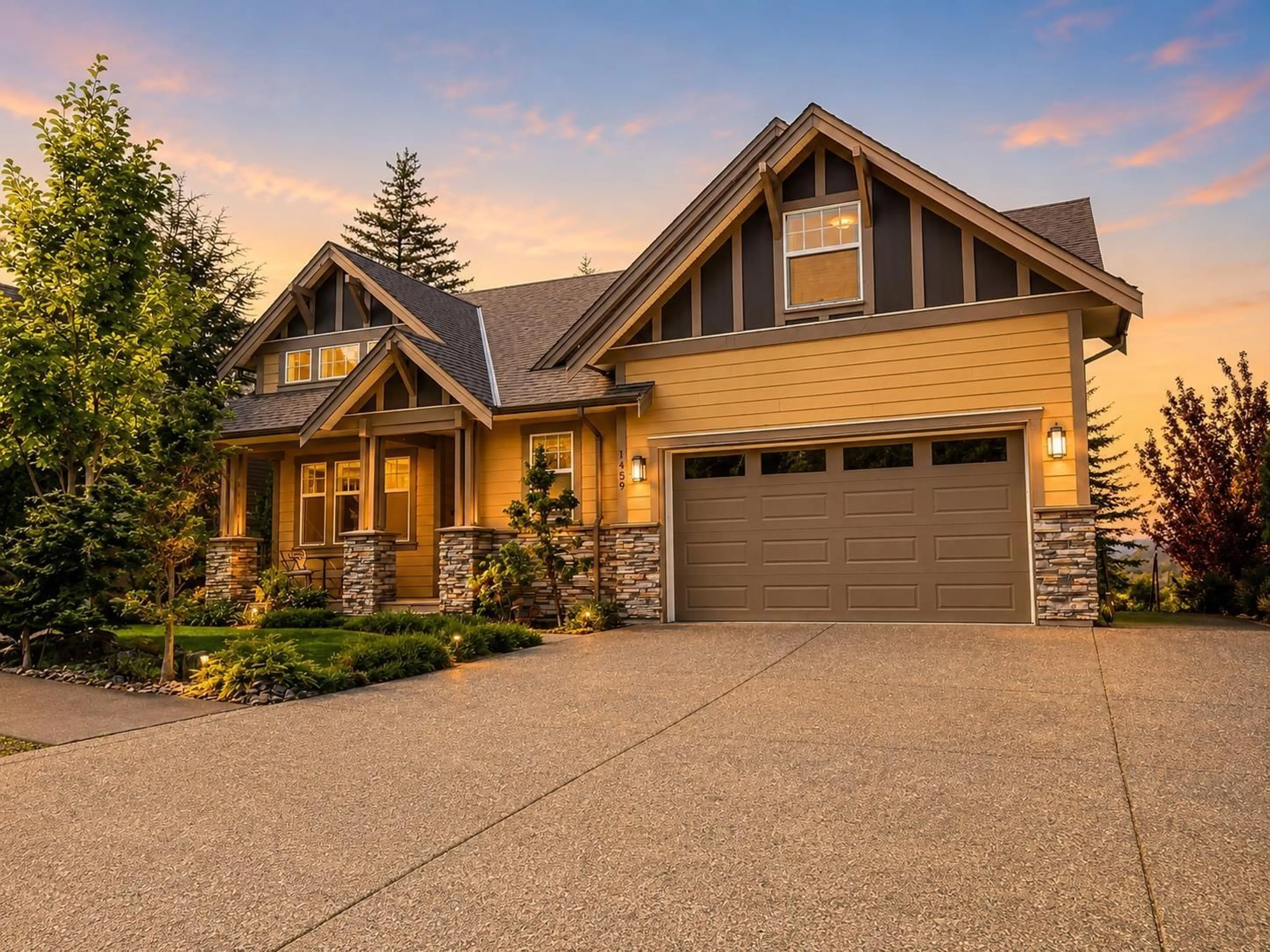 Home with brick exterior material, street for 1459 HIGHLANDS BOULEVARD, Agassiz British Columbia V0M1A1