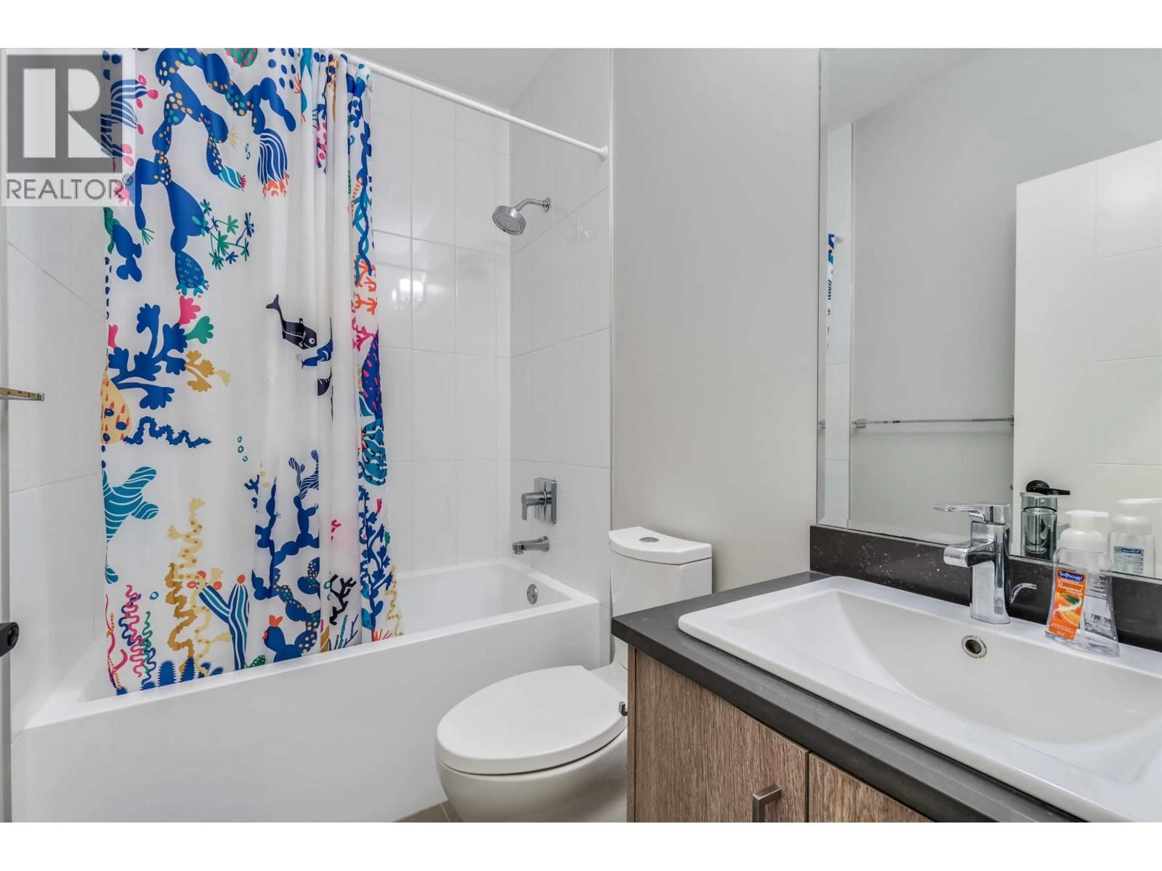 Standard bathroom, ceramic/tile floor for 107 - 3525 CHANDLER STREET, Coquitlam British Columbia V3E0L9