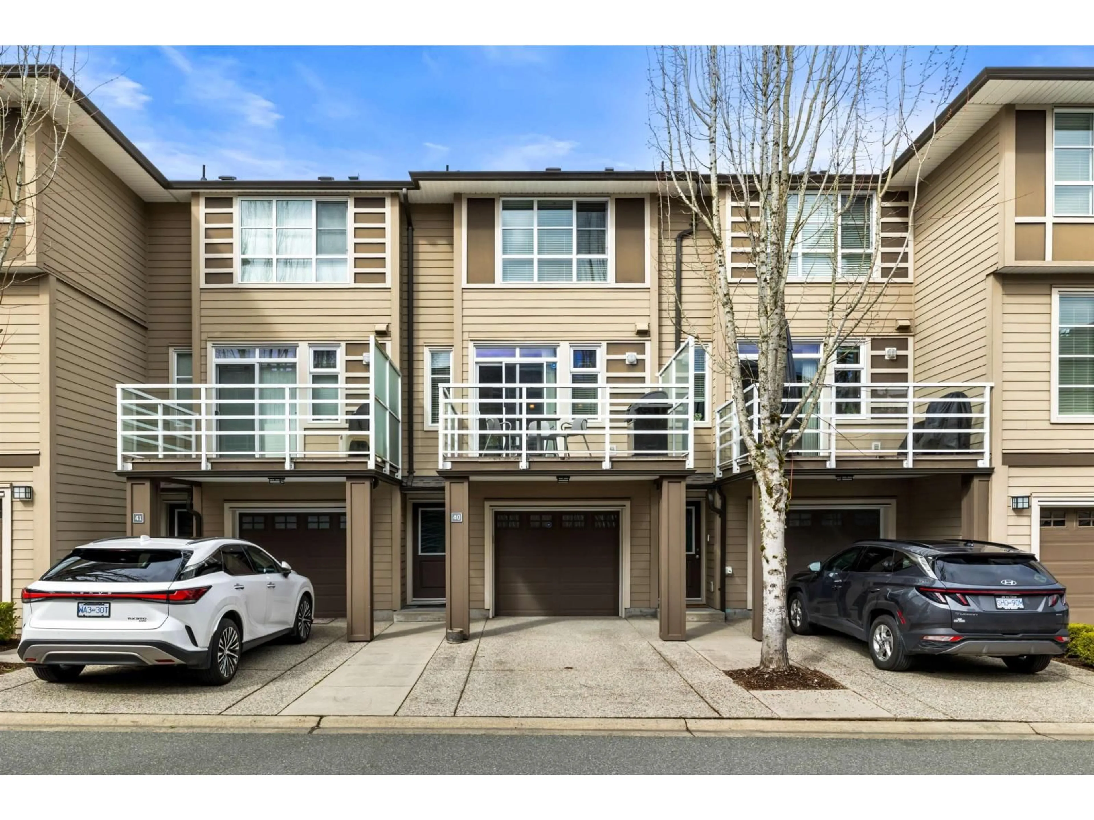 A pic from outside/outdoor area/front of a property/back of a property/a pic from drone, street for 40 - 15405 31 AVENUE, Surrey British Columbia V3Z2W5