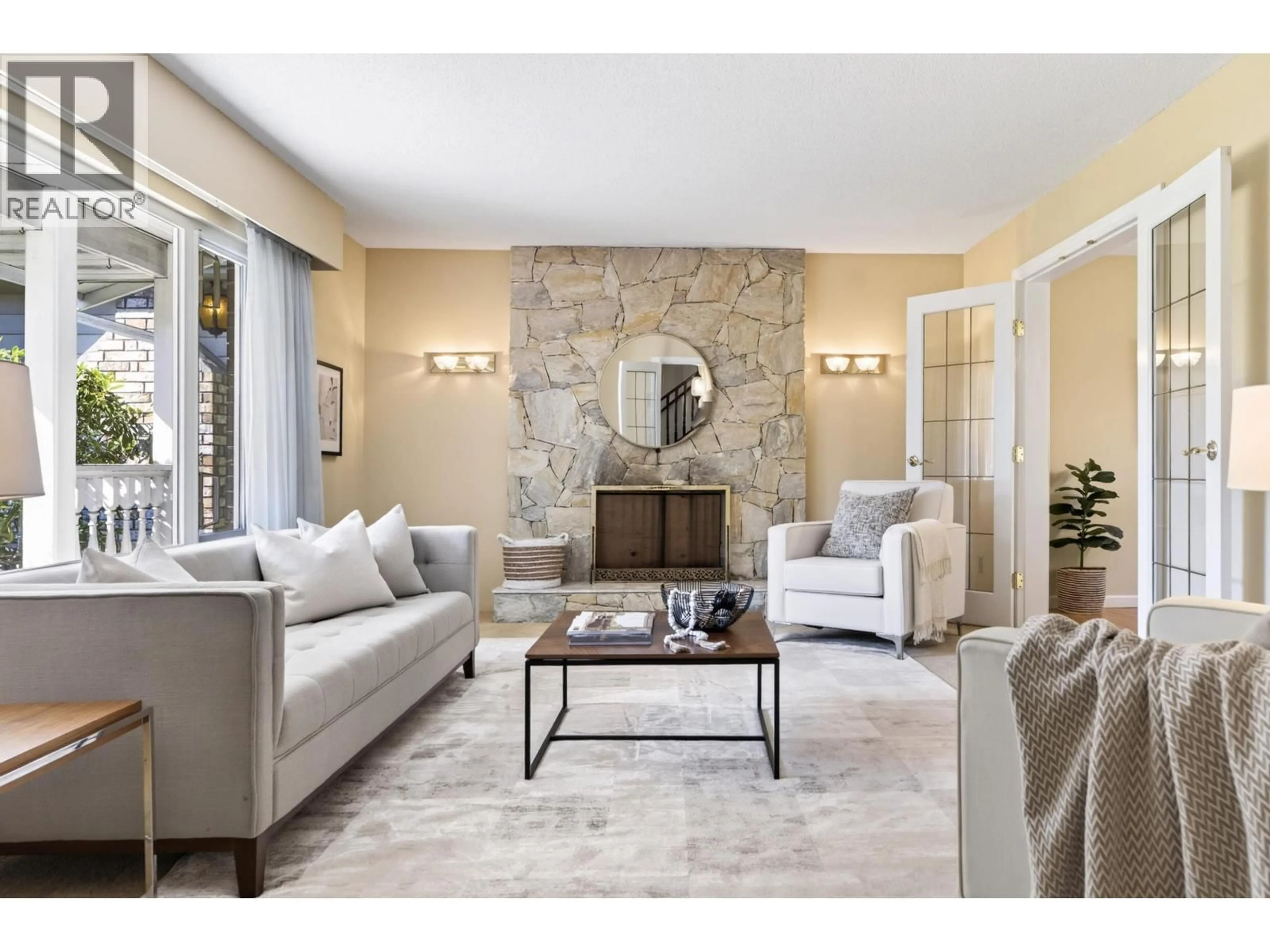 Living room with furniture, ceramic/tile floor for 7940 WILLOWFIELD DRIVE, Richmond British Columbia V7C4S7