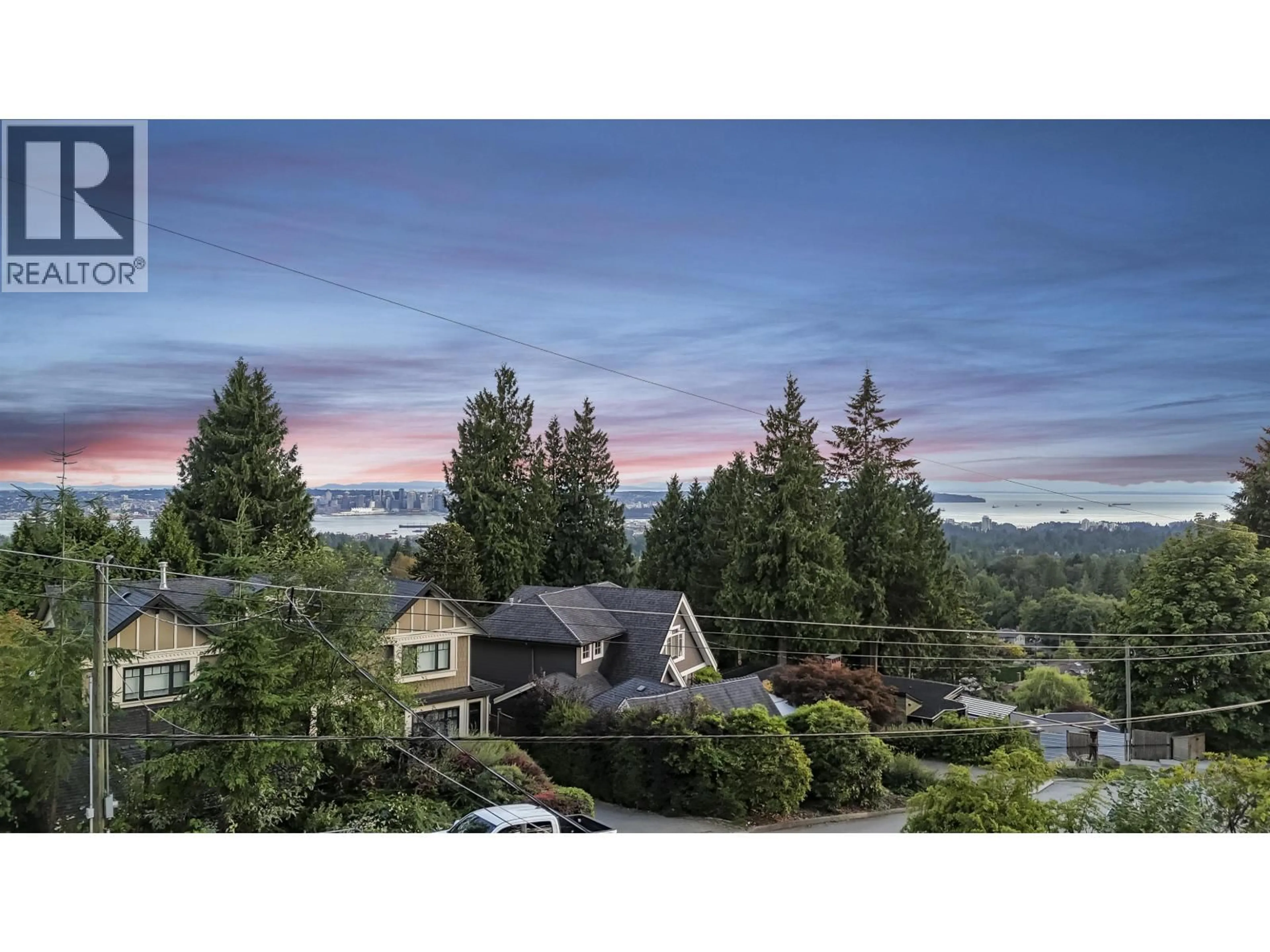 A pic from outside/outdoor area/front of a property/back of a property/a pic from drone, mountain view for 212 BALMORAL ROAD, North Vancouver British Columbia V7N2T8