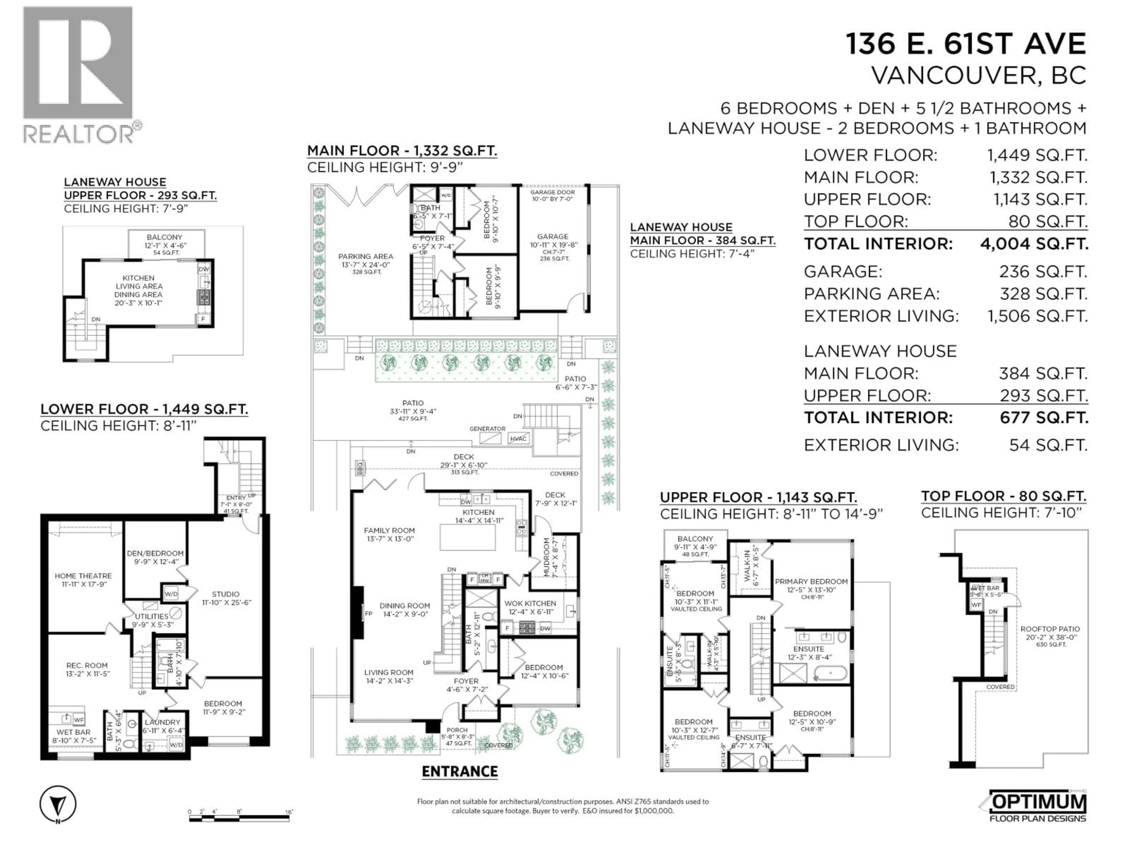 Floor plan for 136 61ST AVENUE, Vancouver British Columbia V5X2B4