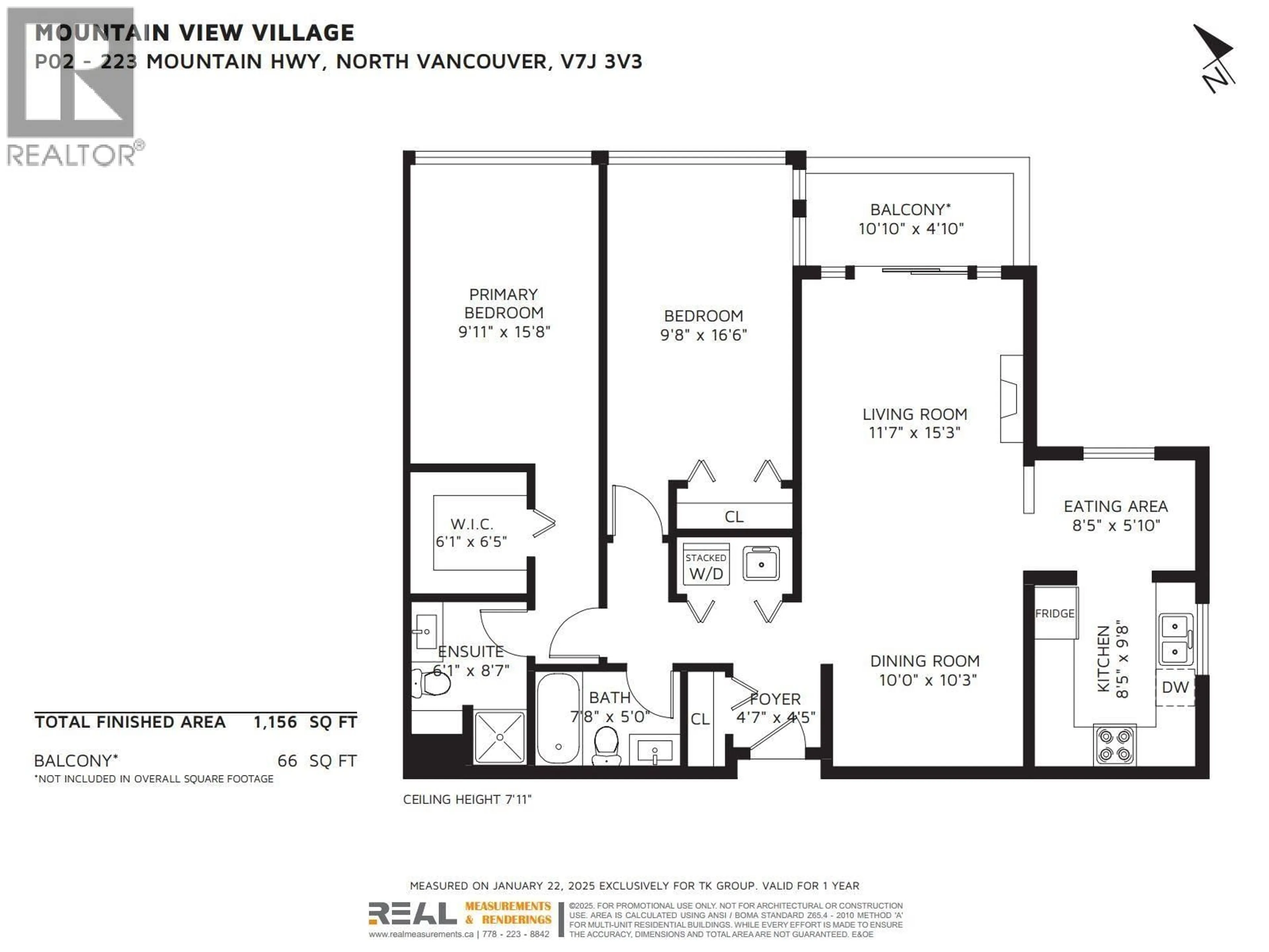 Floor plan for P02 - 223 MOUNTAIN HIGHWAY, North Vancouver British Columbia V7J3V3