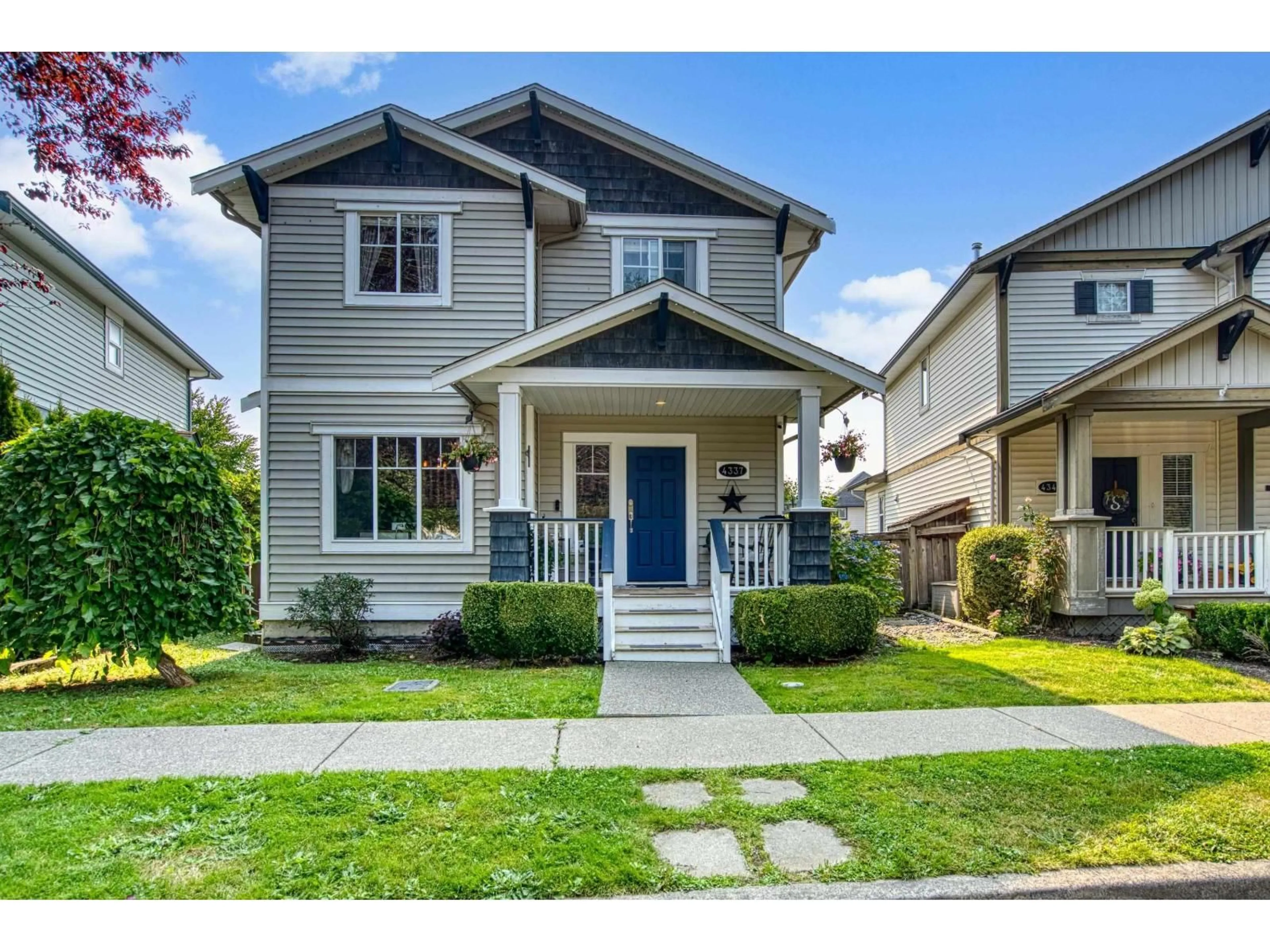 Home with vinyl exterior material, street for 4337 CALLAGHAN CRESCENT, Abbotsford British Columbia V3G2Z1