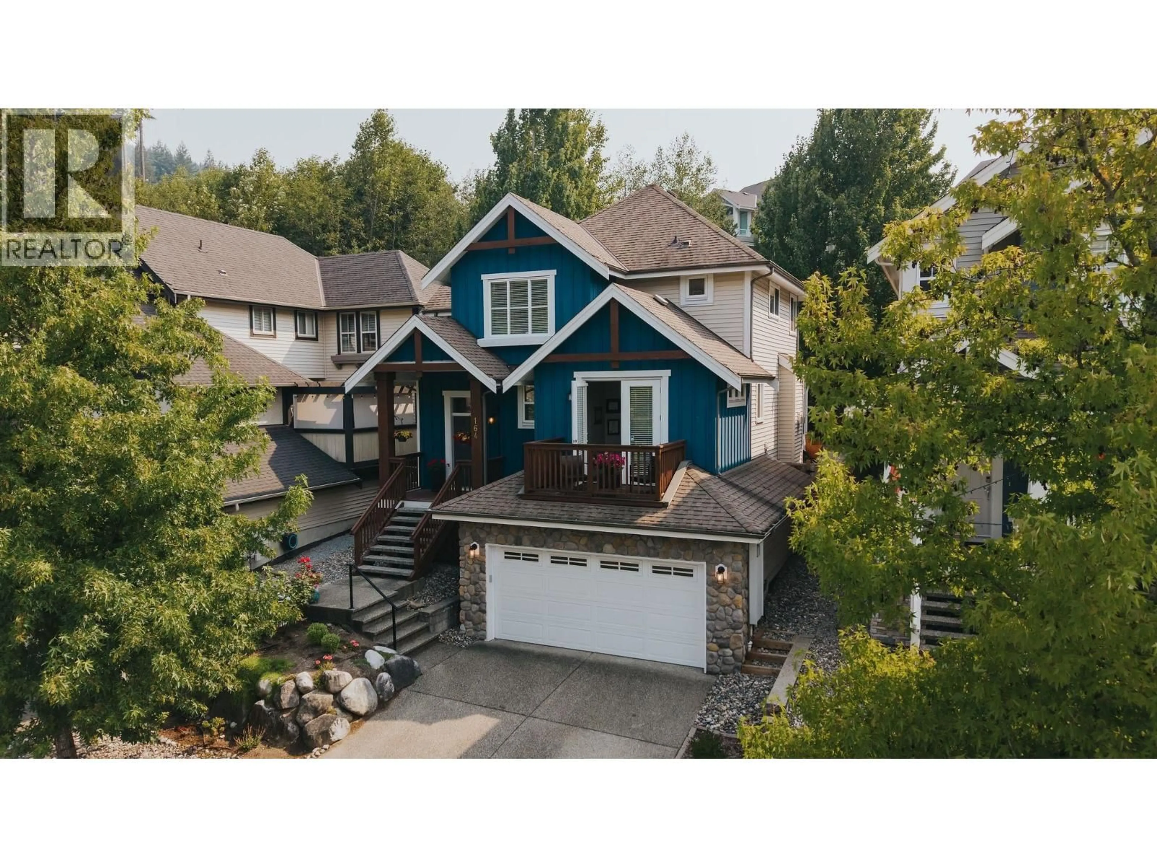 A pic from outside/outdoor area/front of a property/back of a property/a pic from drone, street for 164 SYCAMORE DRIVE, Port Moody British Columbia V3H0C5