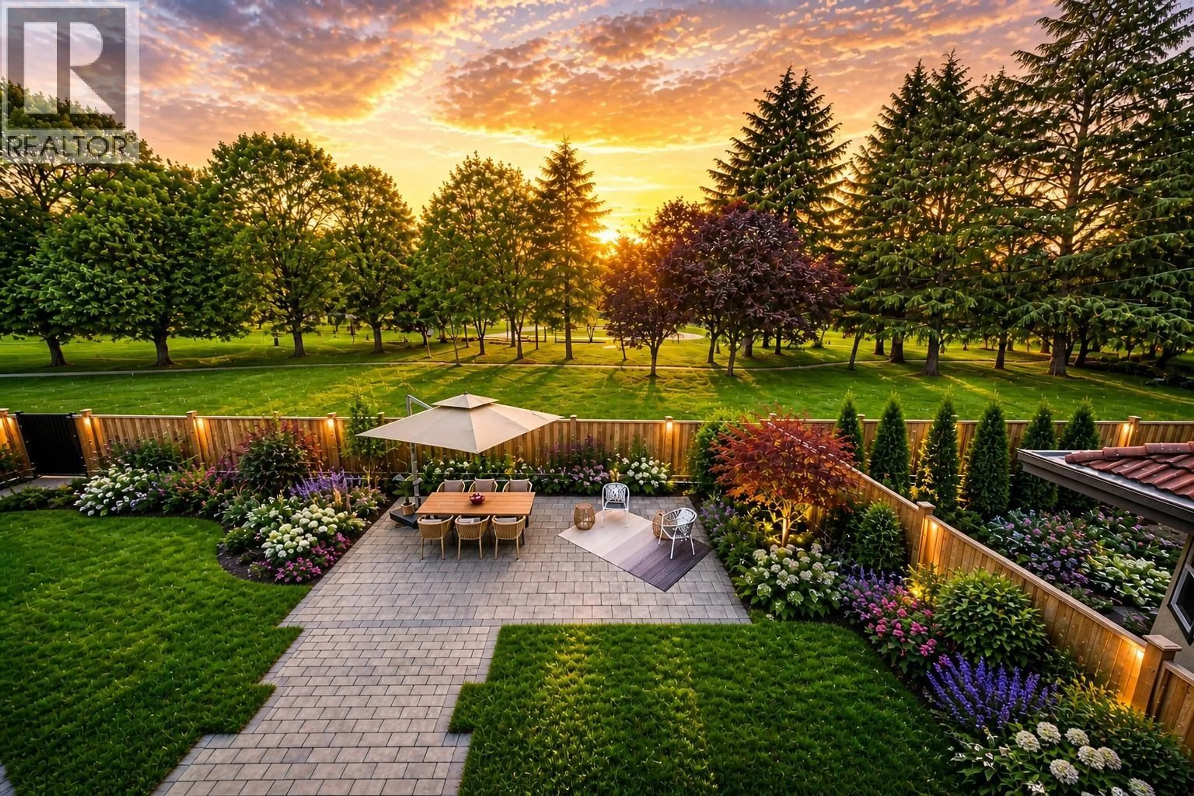 Patio, mountain view for 8271 MINLER ROAD, Richmond British Columbia V7C3T8