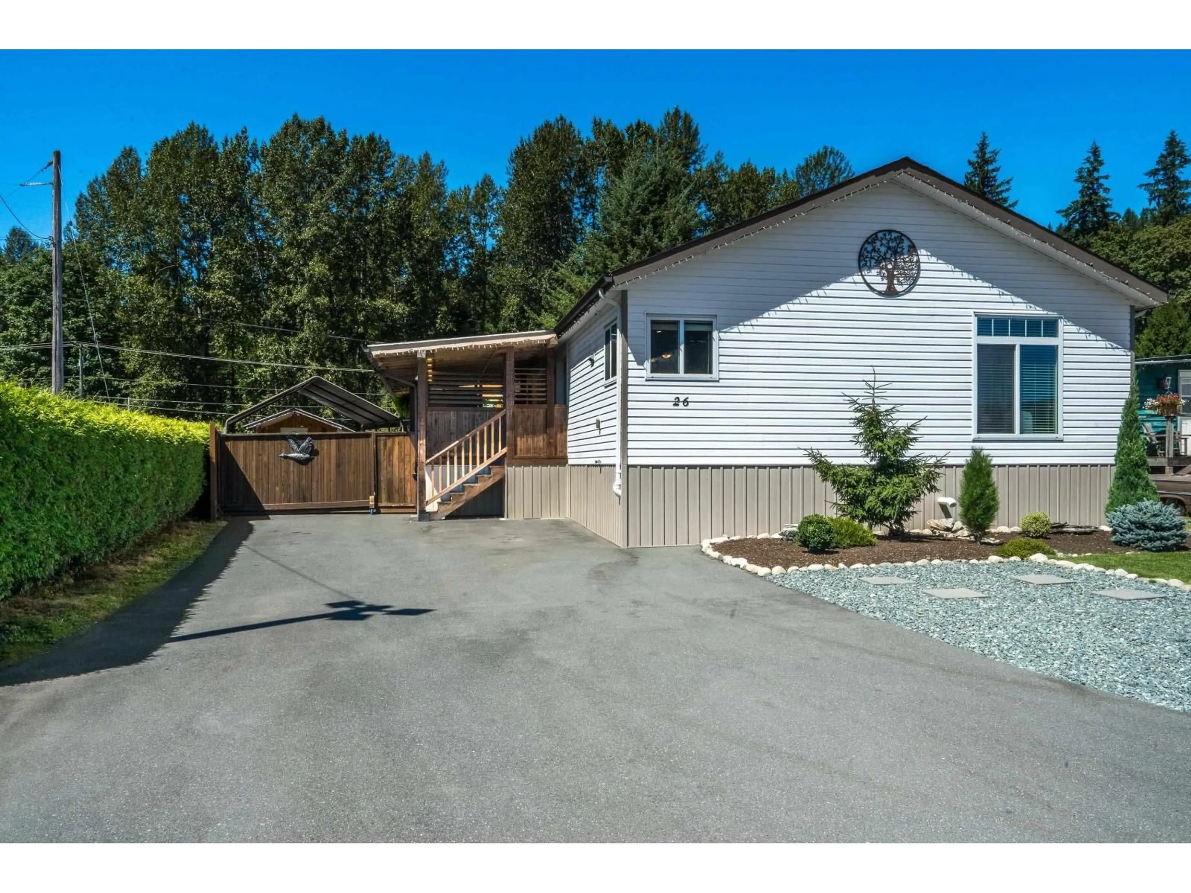 Home with vinyl exterior material, street for 26 - 9960 WILSON STREET, Mission British Columbia V4S1B3