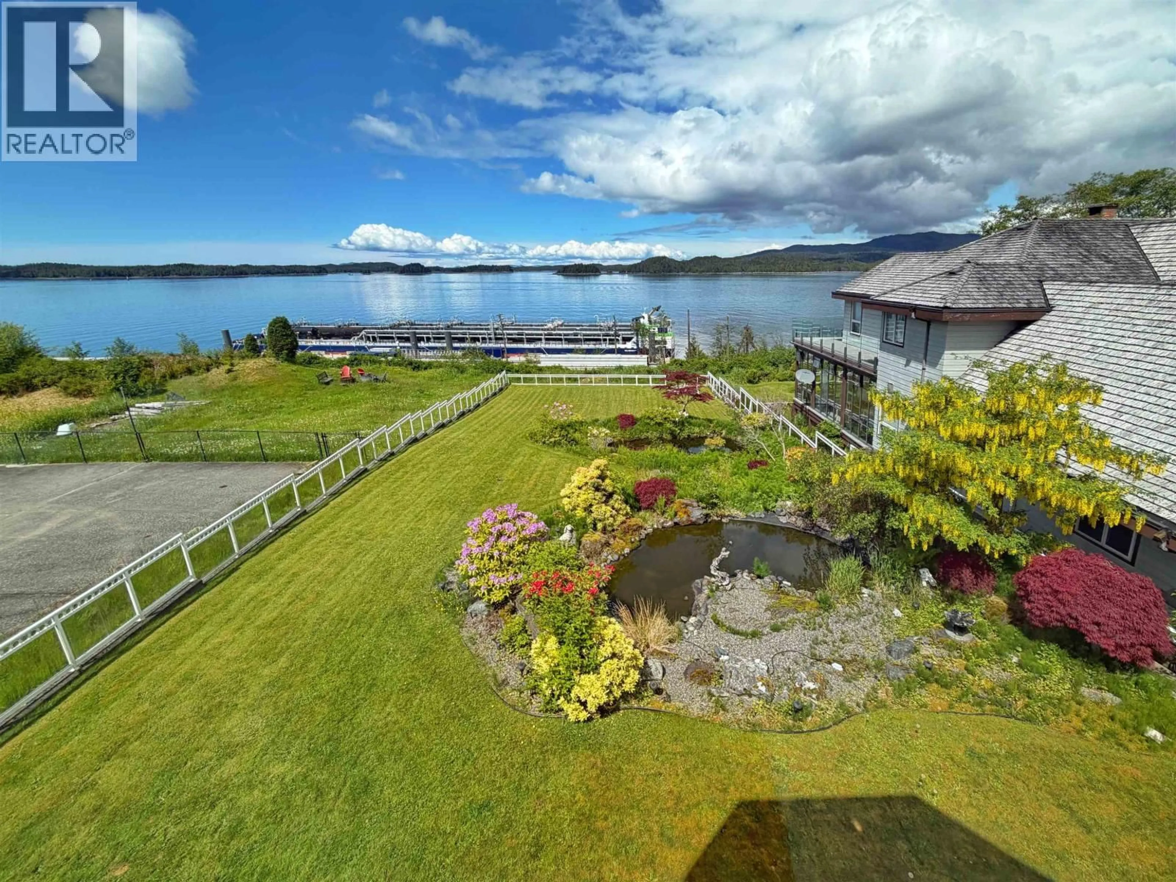 A pic from outside/outdoor area/front of a property/back of a property/a pic from drone, water/lake/river/ocean view for 1824 GRAHAM AVENUE, Prince Rupert British Columbia V8J1C8