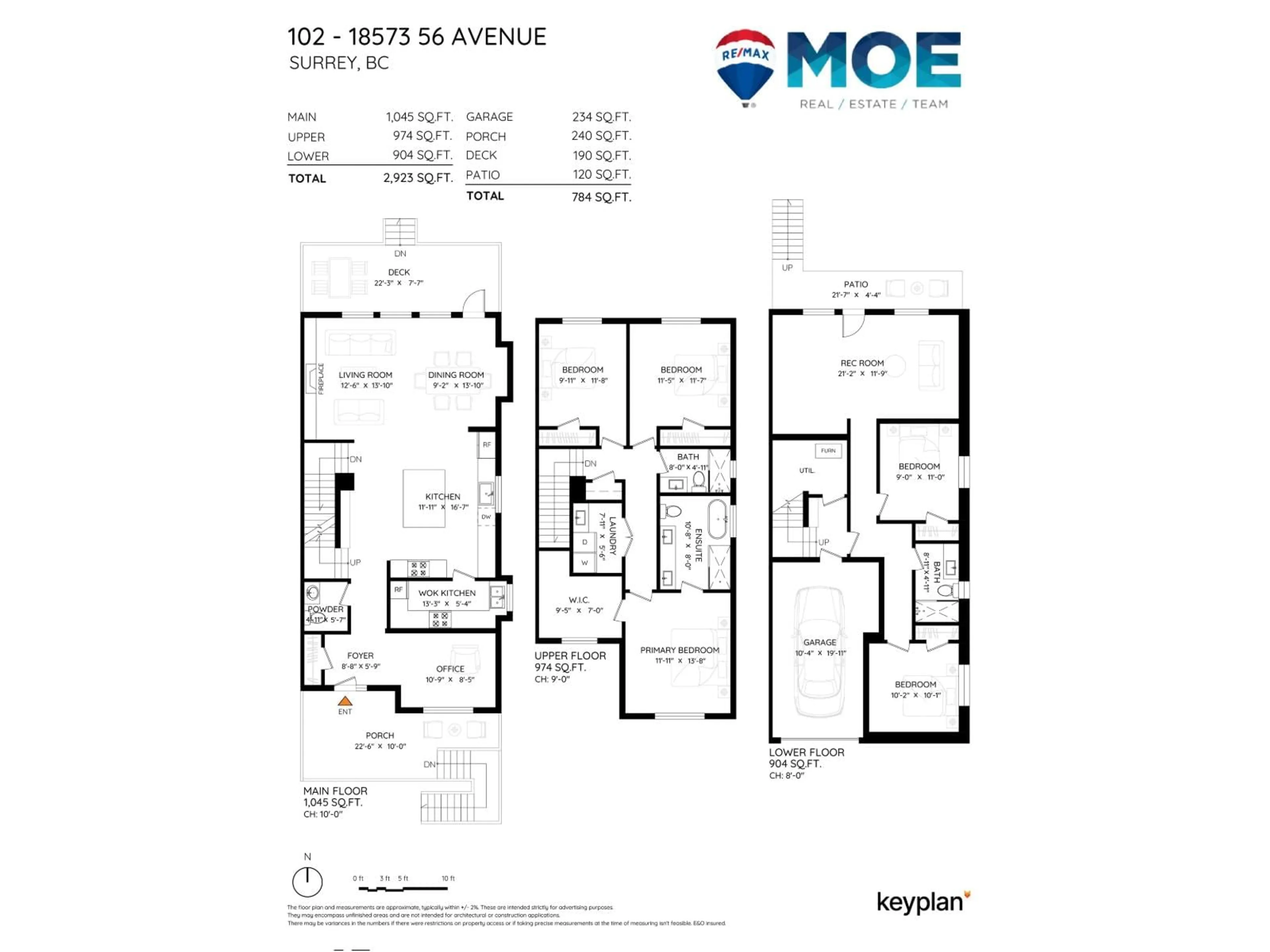 Floor plan for 102 - 18573 56 AVENUE, Surrey British Columbia V3S8J3