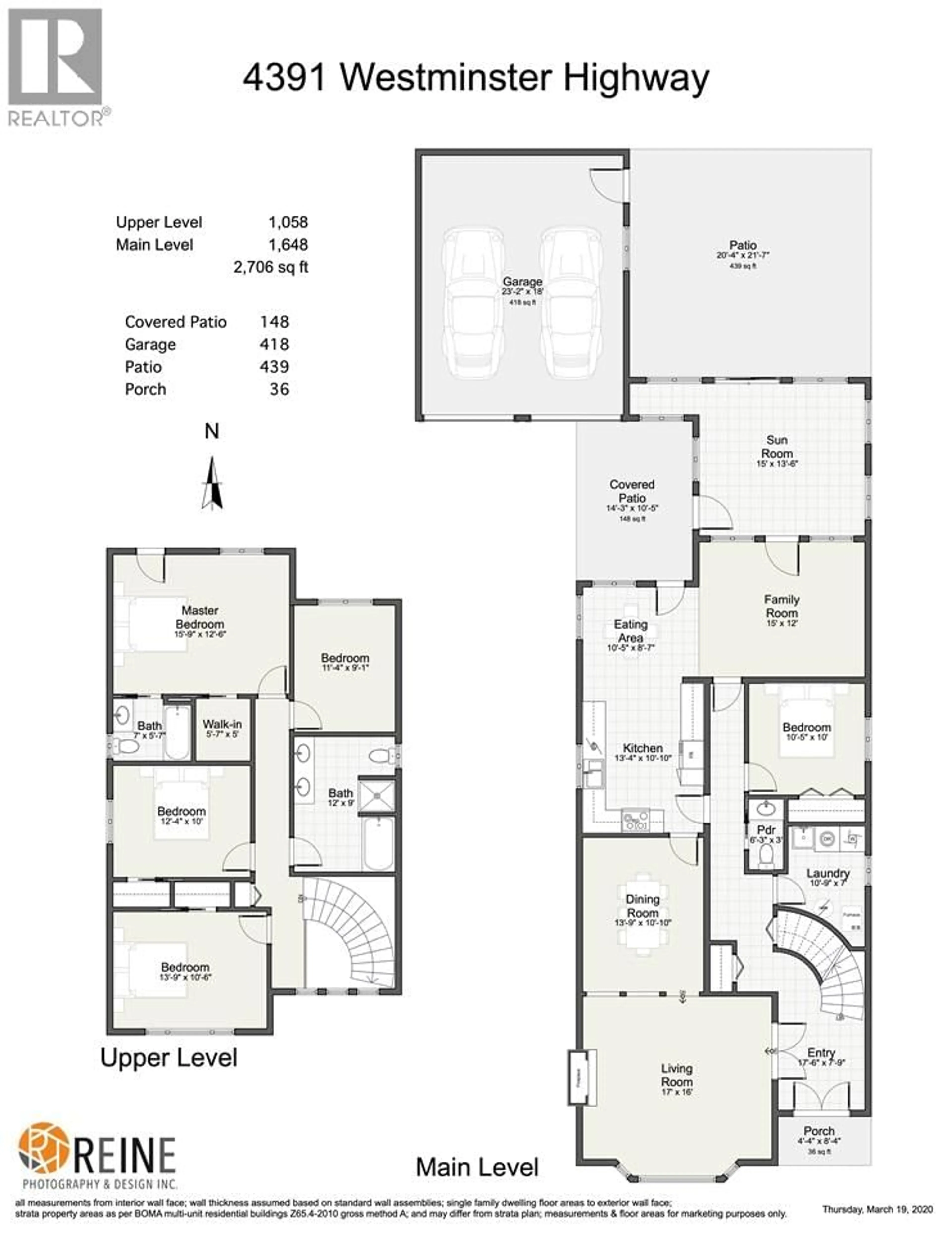 Floor plan for 4391 WESTMINSTER HIGHWAY, Richmond British Columbia V7C1B6