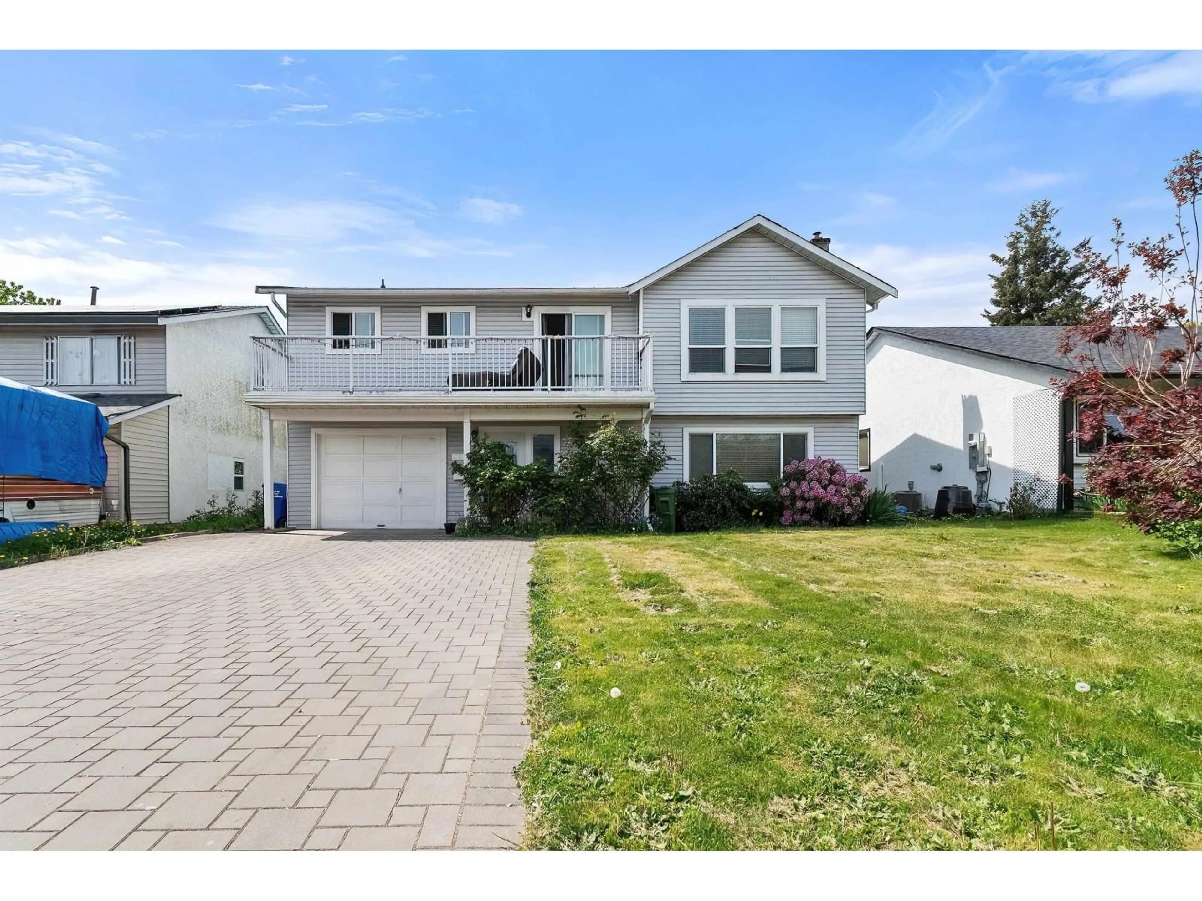 Home with vinyl exterior material, street for 8683 TILSTON STREET, Chilliwack British Columbia V2P7R6