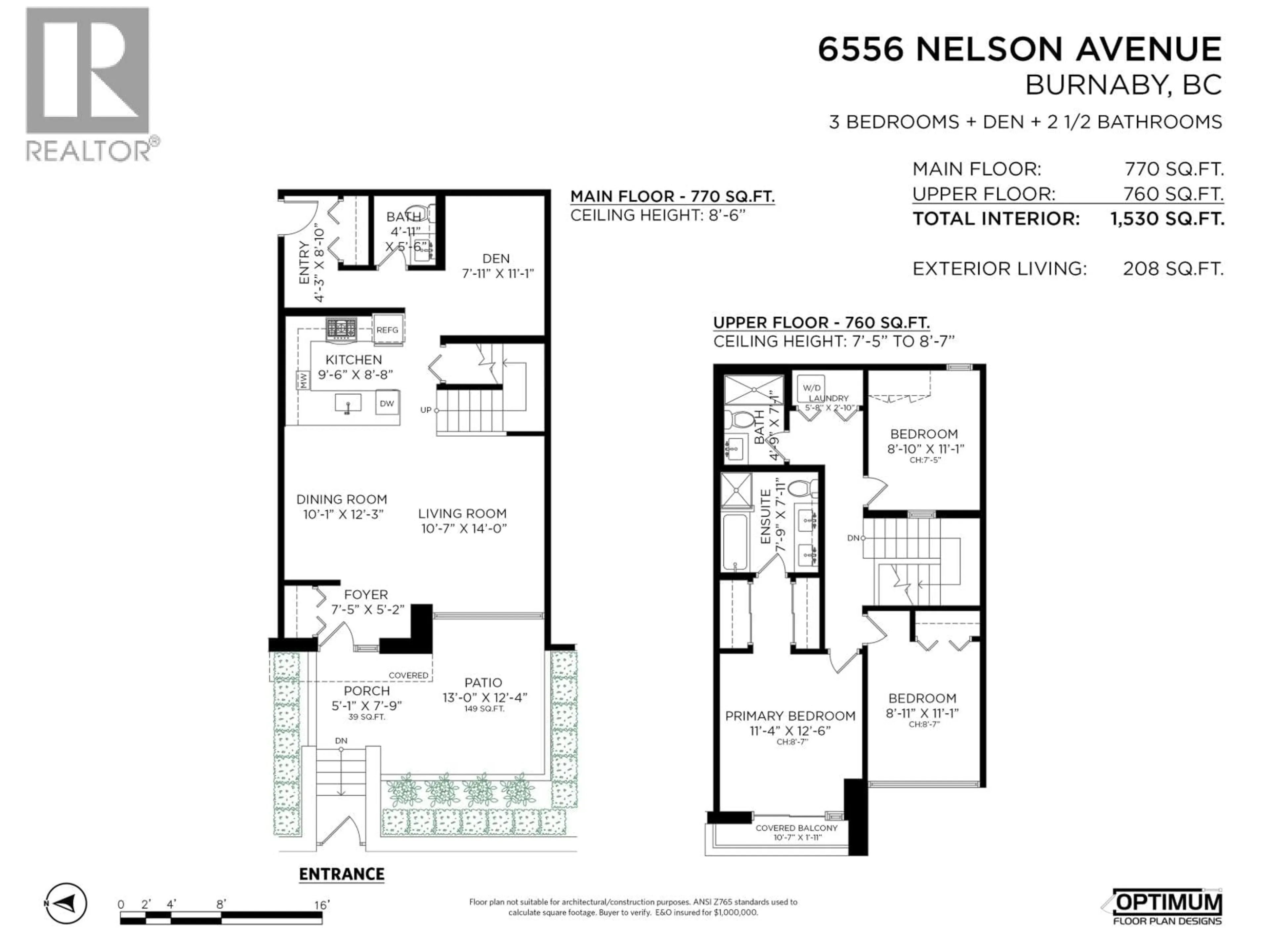Floor plan for 6556 NELSON AVENUE, Burnaby British Columbia V5H0G6