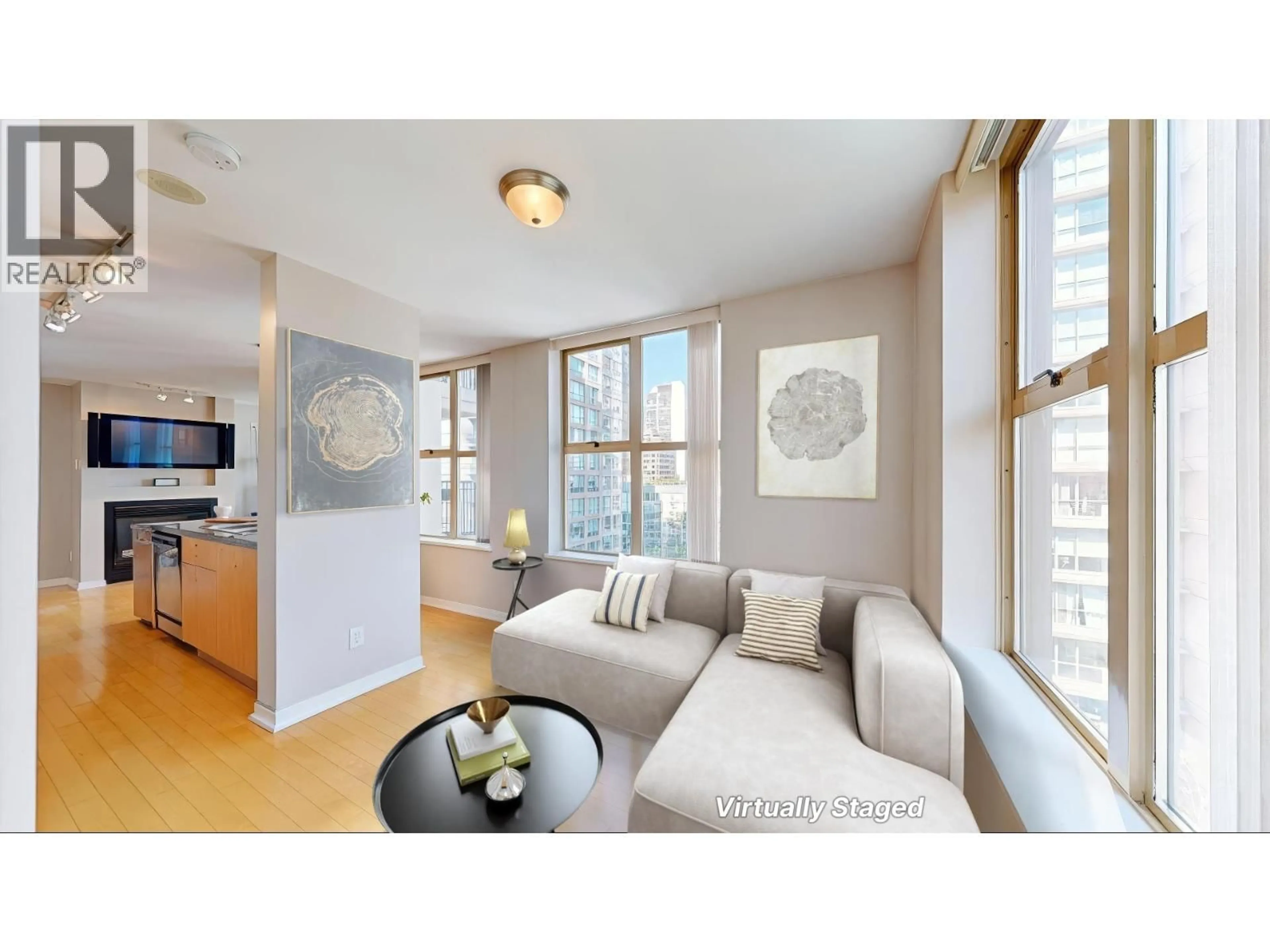 Living room with furniture, unknown for 1003 - 969 RICHARDS STREET, Vancouver British Columbia V6B1A8