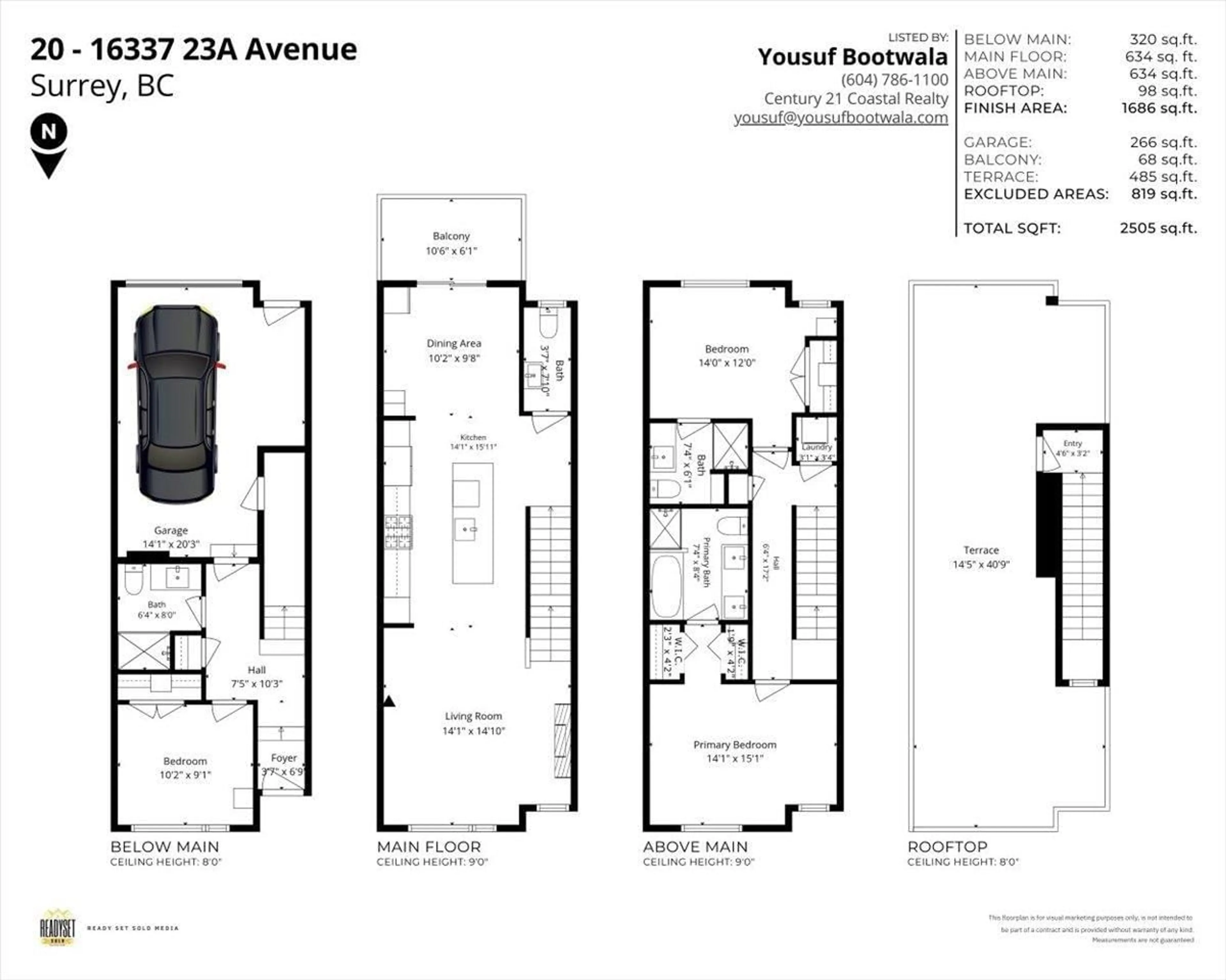 Floor plan for 20 - 16337 23A AVENUE, Surrey British Columbia V3Z0S3
