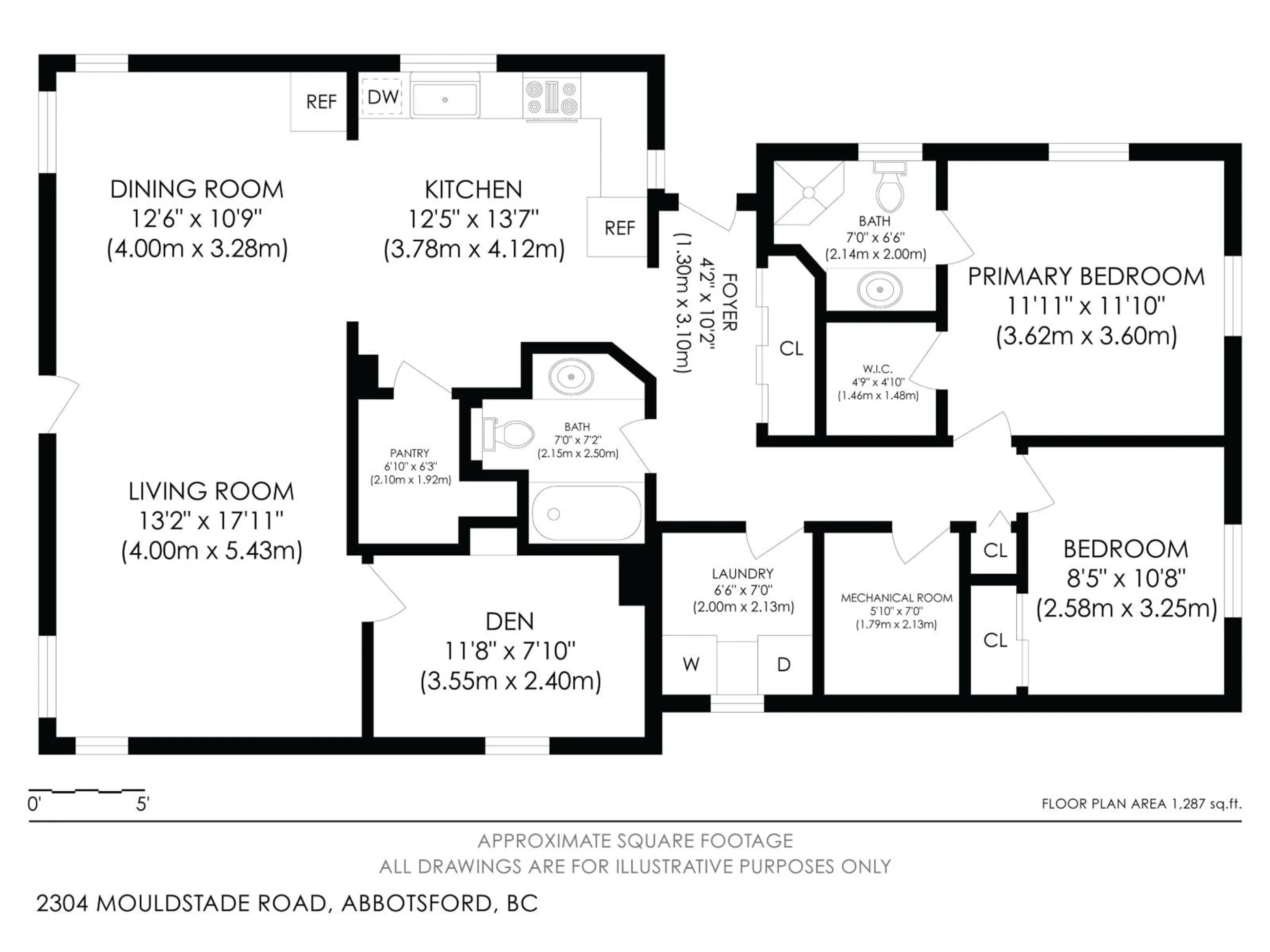 Floor plan for 2304 MOULDSTADE ROAD, Abbotsford British Columbia V2S3X4