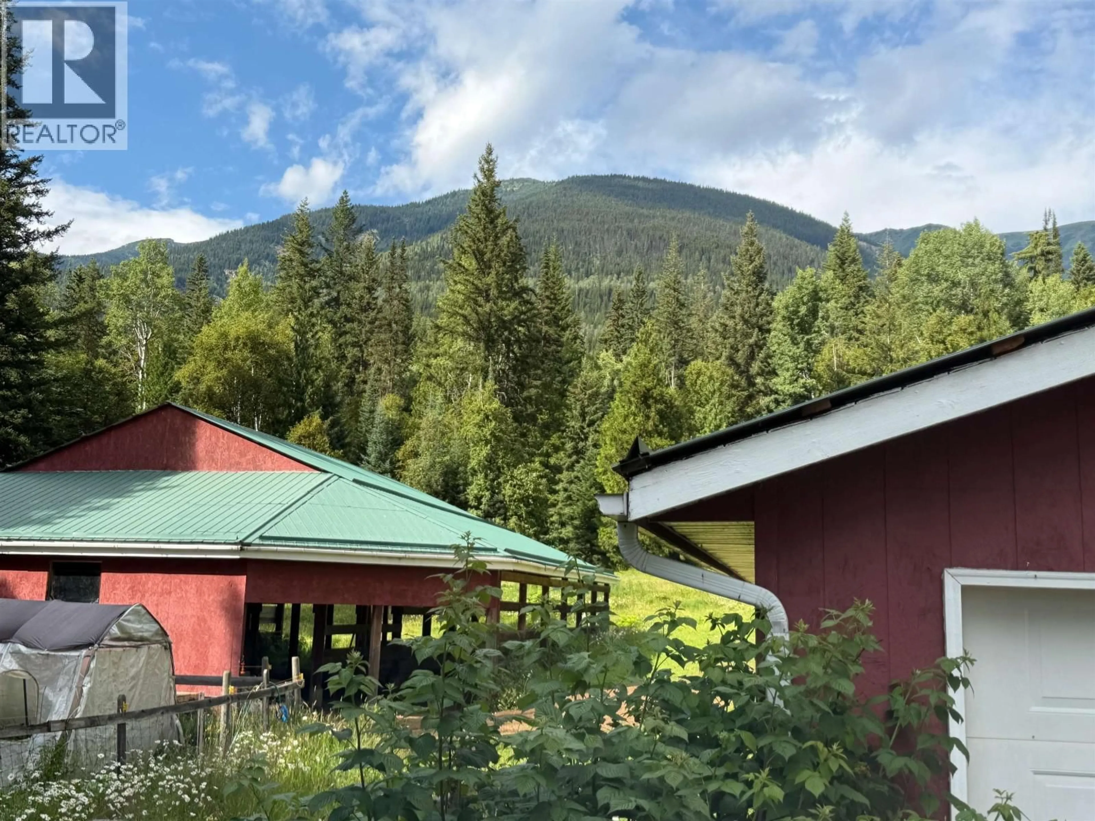 A pic from outside/outdoor area/front of a property/back of a property/a pic from drone, mountain view for 7900 READ ROAD, Dunster British Columbia V0J1J0