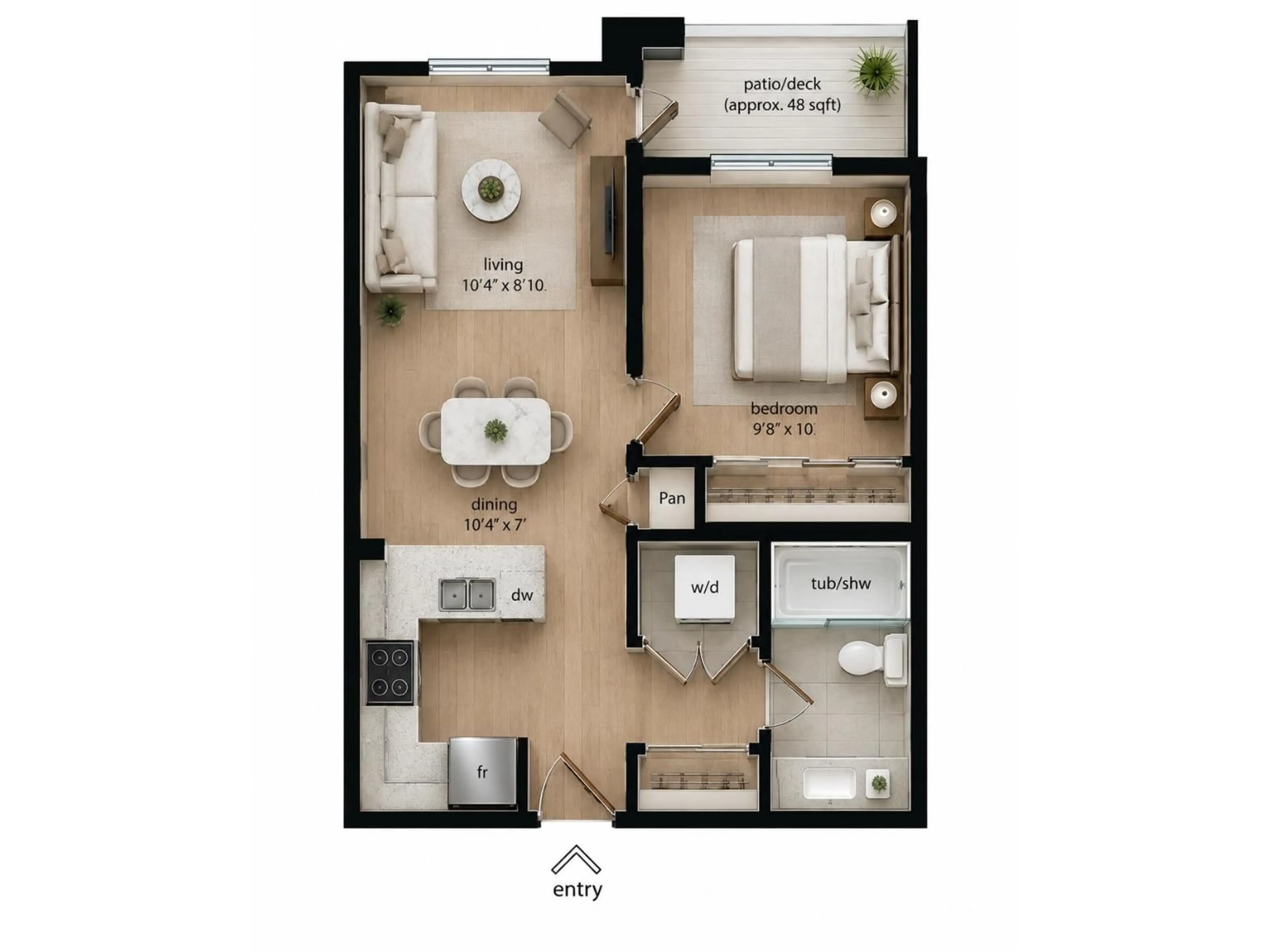 Floor plan for 525 - 11077 RAVINE ROAD, Surrey British Columbia V3T0R7