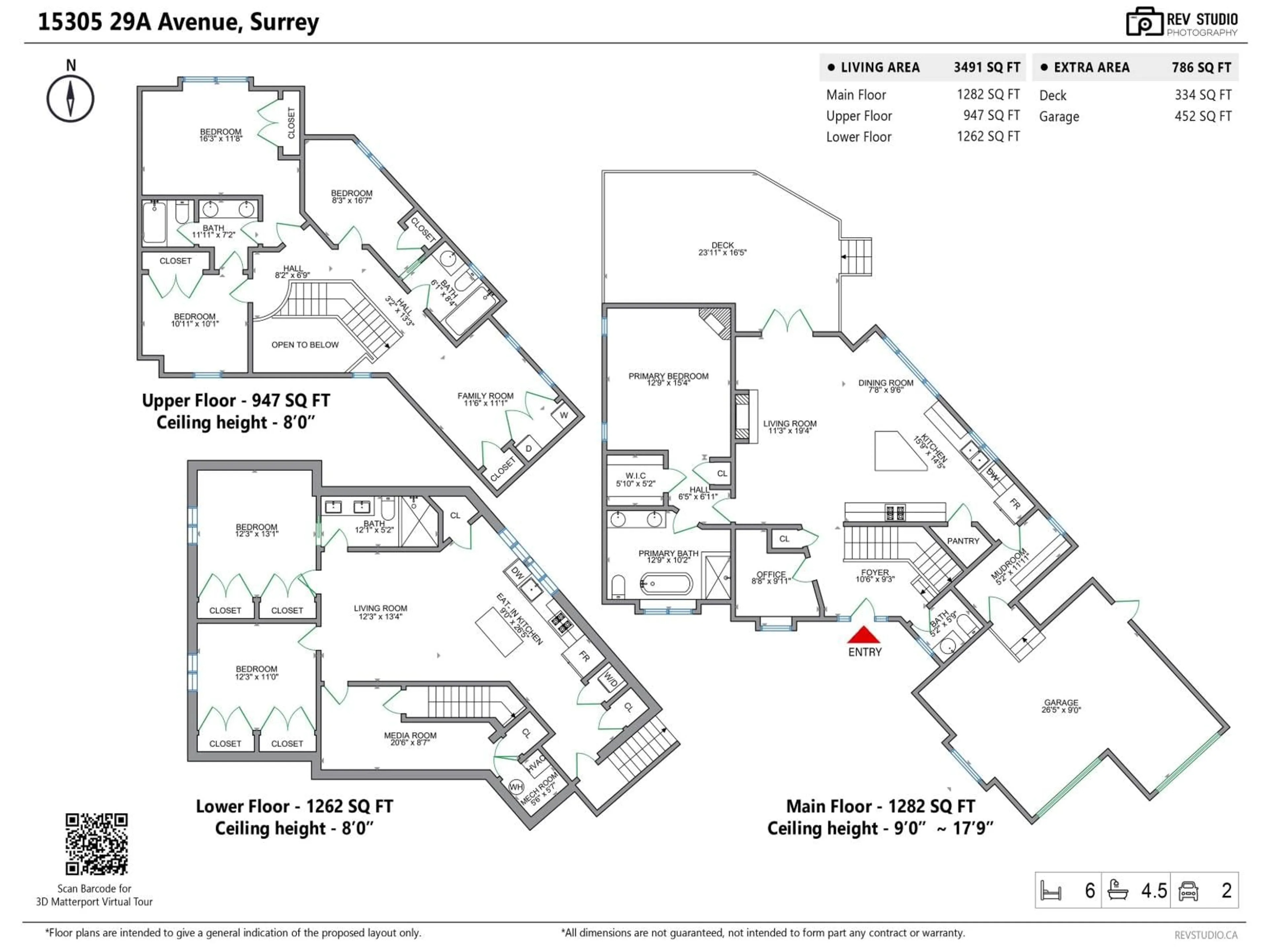 Floor plan for 15305 29A AVENUE, White Rock British Columbia V4P1G7