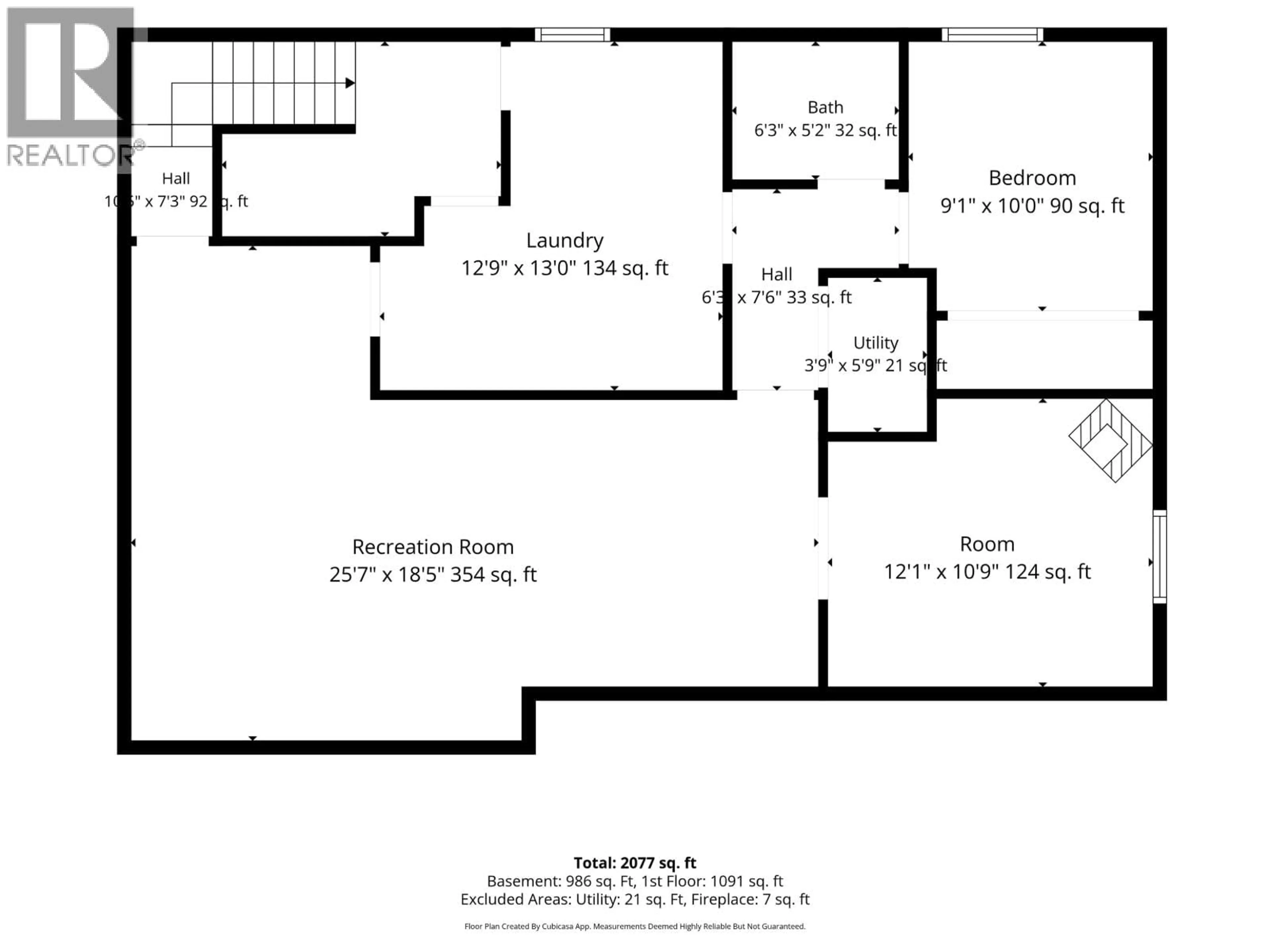 Floor plan for 2460 DEVONSHIRE CRESCENT, Prince George British Columbia V2N1C8