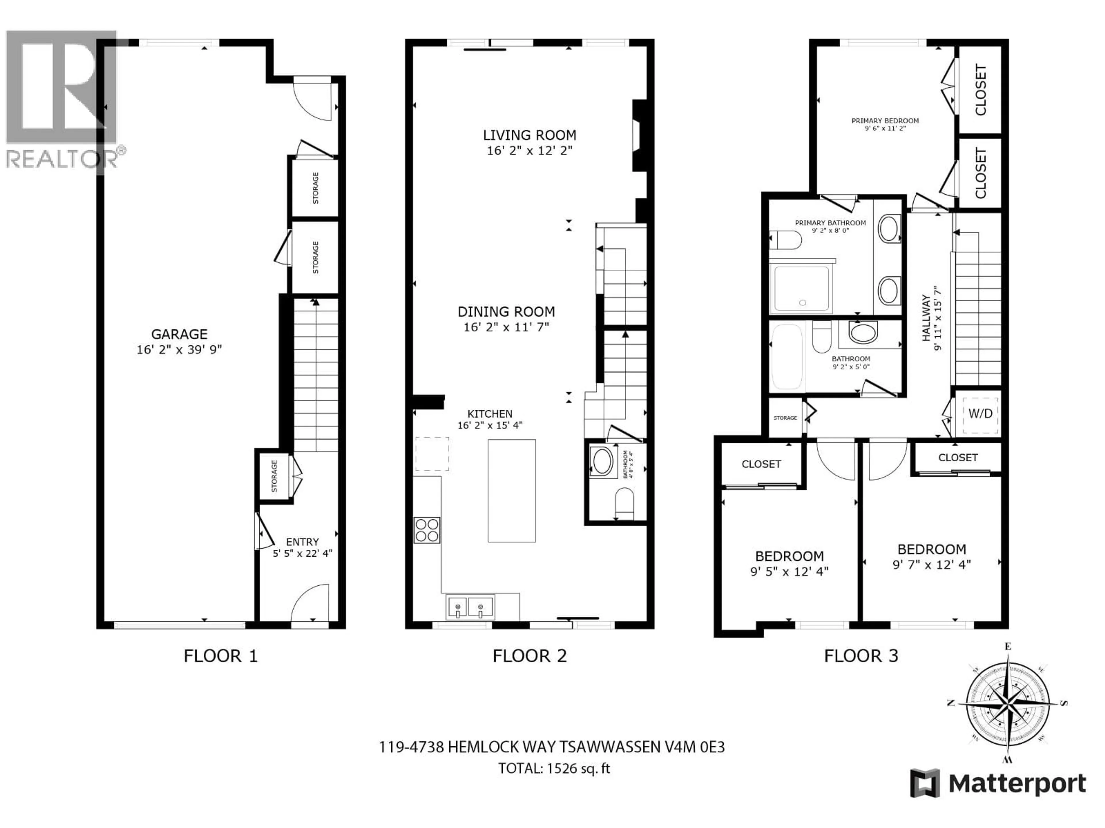 Floor plan for 119 - 4738 HEMLOCK WAY, Tsawwassen British Columbia V4M0E3