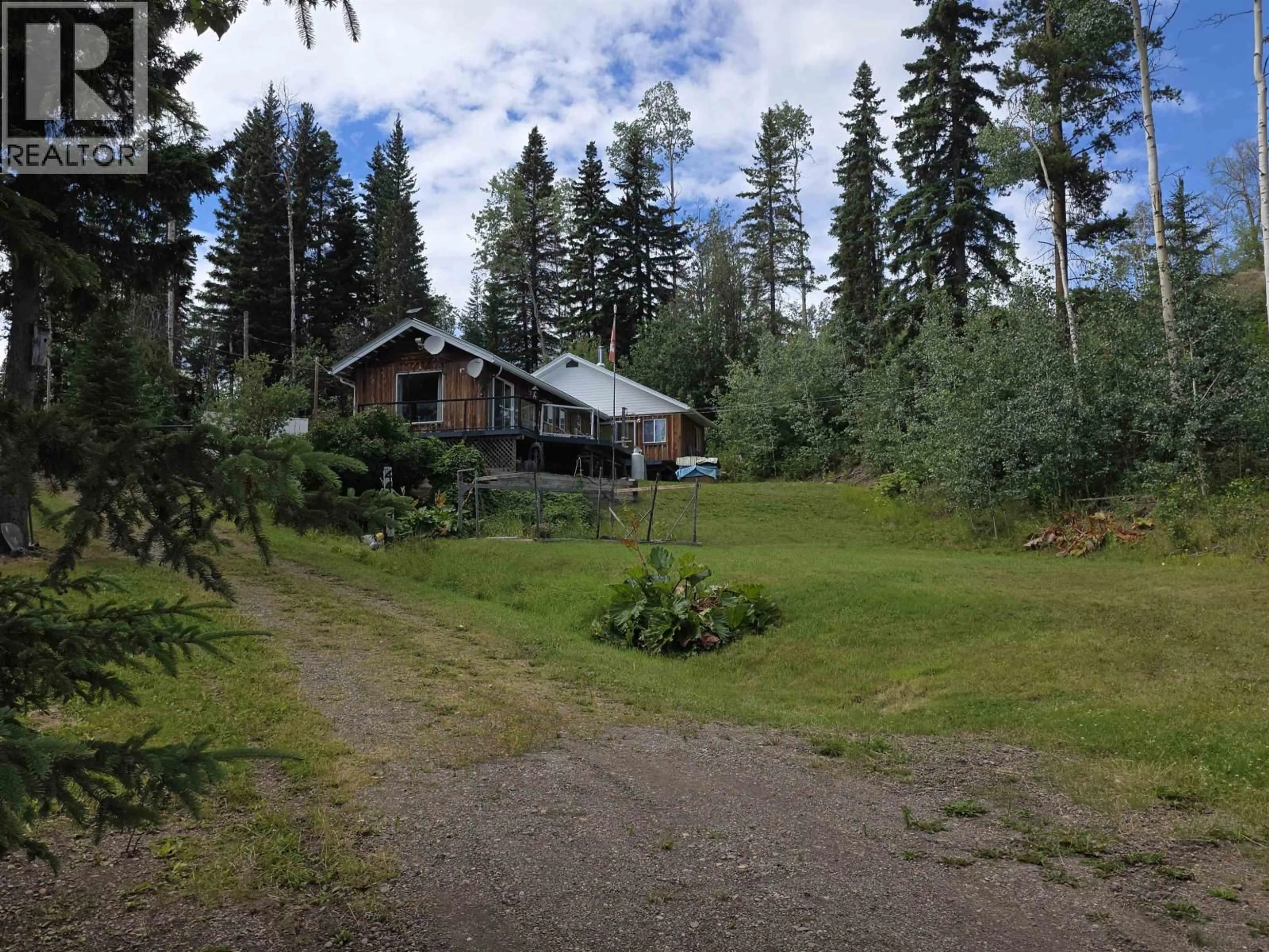 A pic from outside/outdoor area/front of a property/back of a property/a pic from drone, forest/trees view for 44856 COLLEYMOUNT ROAD, Burns Lake British Columbia V0J1E2