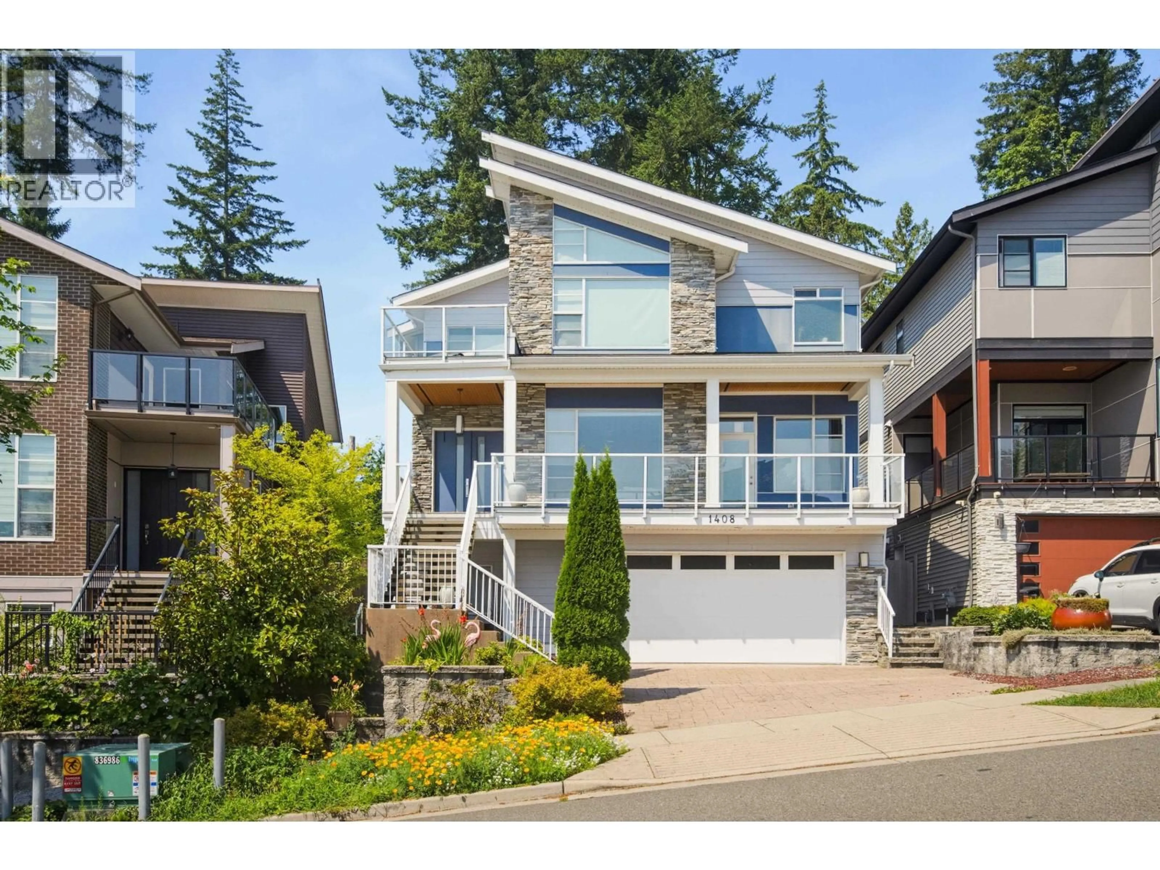 Home with vinyl exterior material, unknown for 1408 STRAWLINE HILL STREET, Coquitlam British Columbia V3E0L5