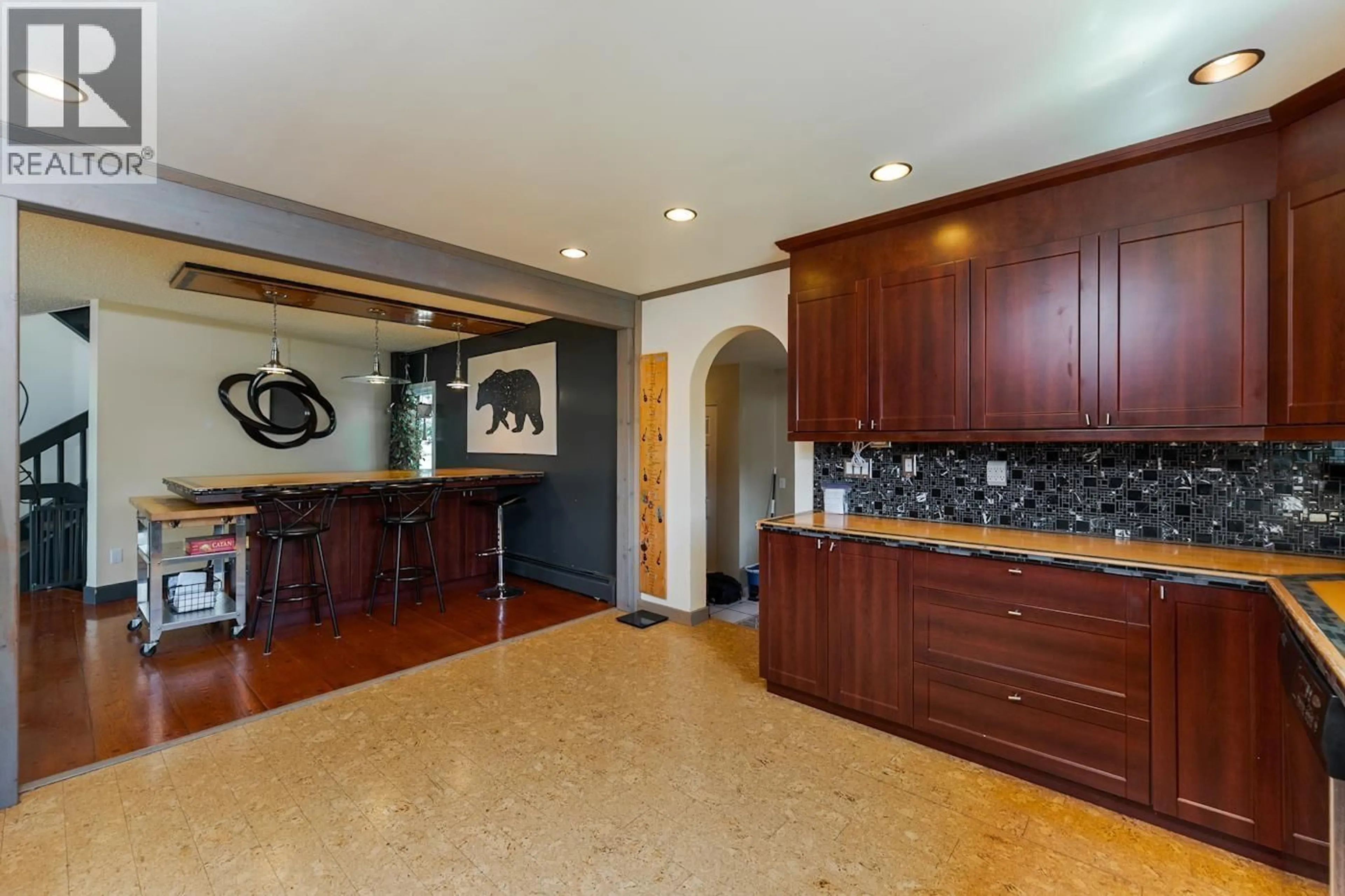Open concept kitchen, ceramic/tile floor for 14695 EAST BEVERLEY ROAD, Prince George British Columbia V2N6H1