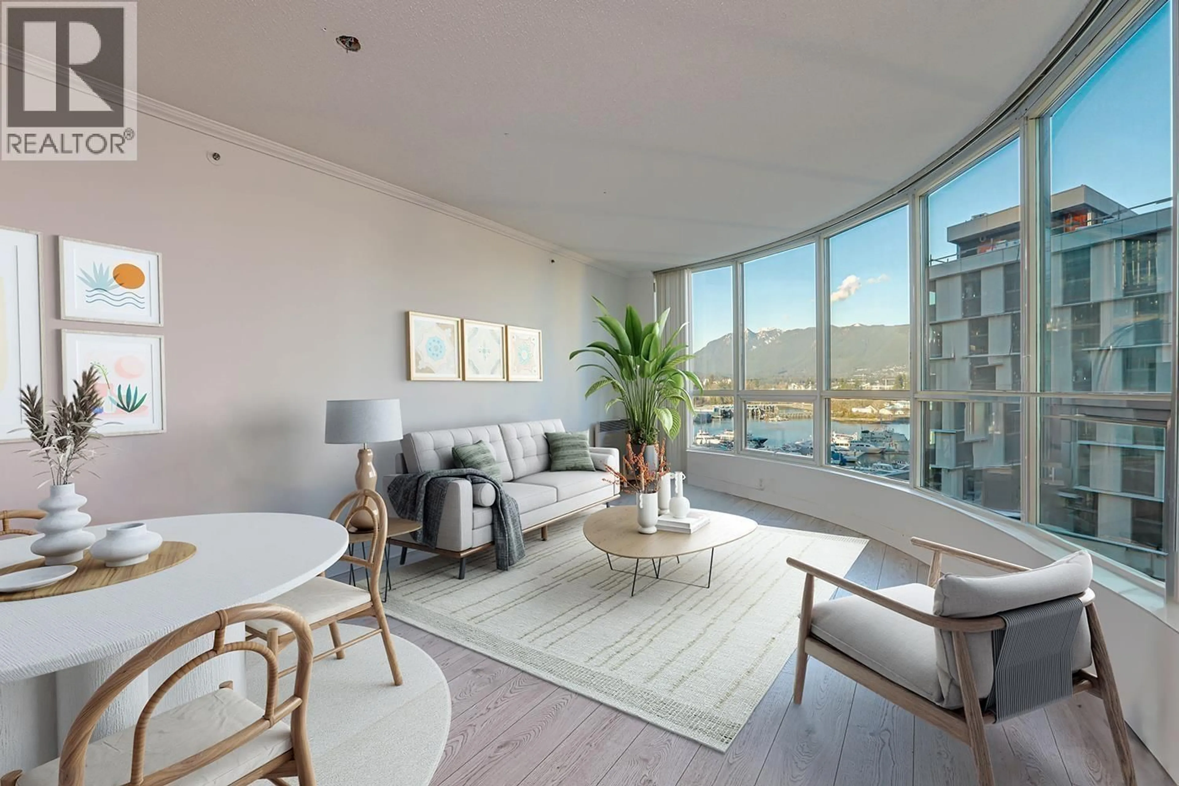 Living room with furniture, unknown for 702 - 588 BROUGHTON STREET, Vancouver British Columbia V6G3E3