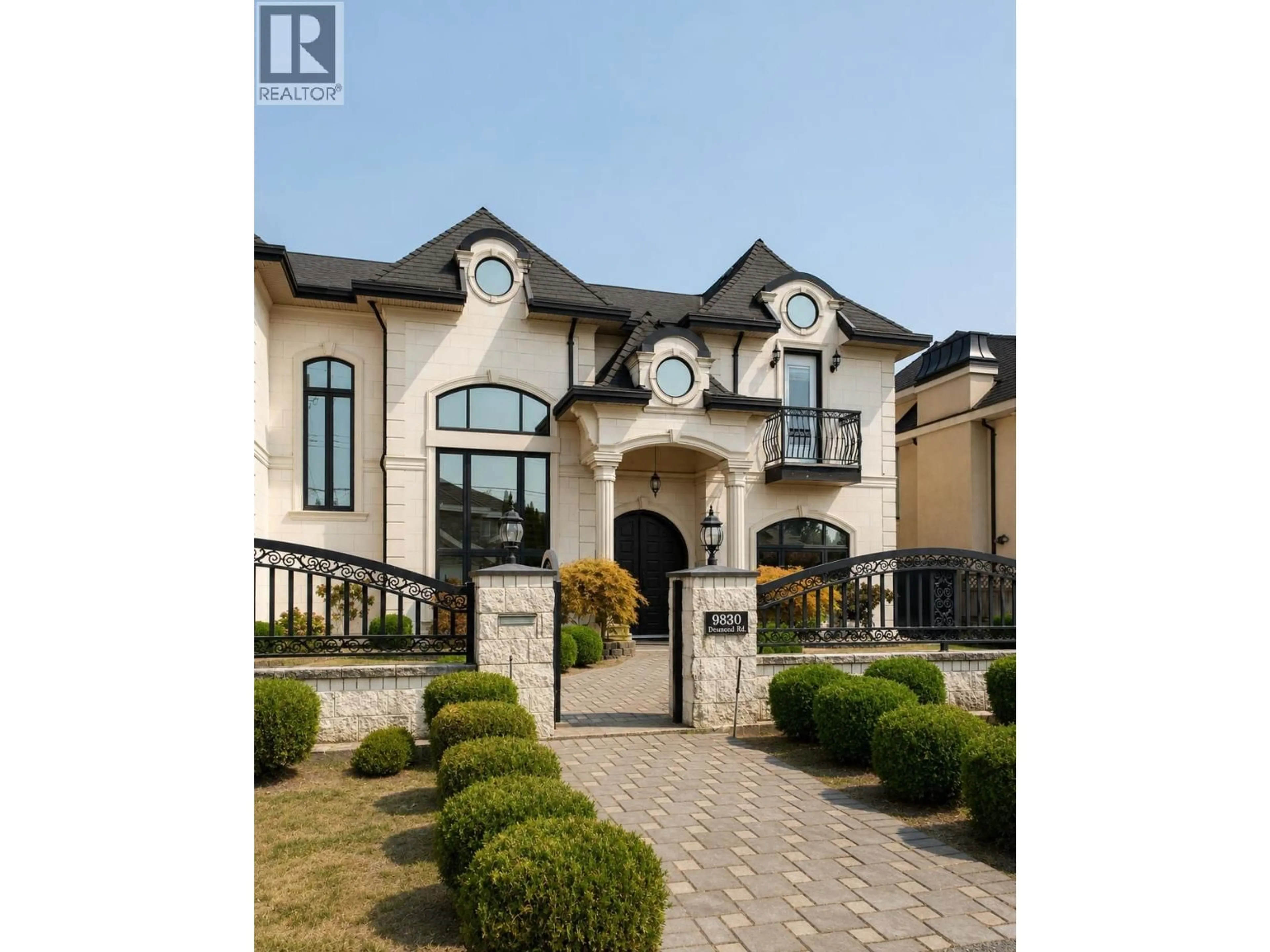Home with brick exterior material, street for 9320 DESMOND ROAD, Richmond British Columbia V7E1P9