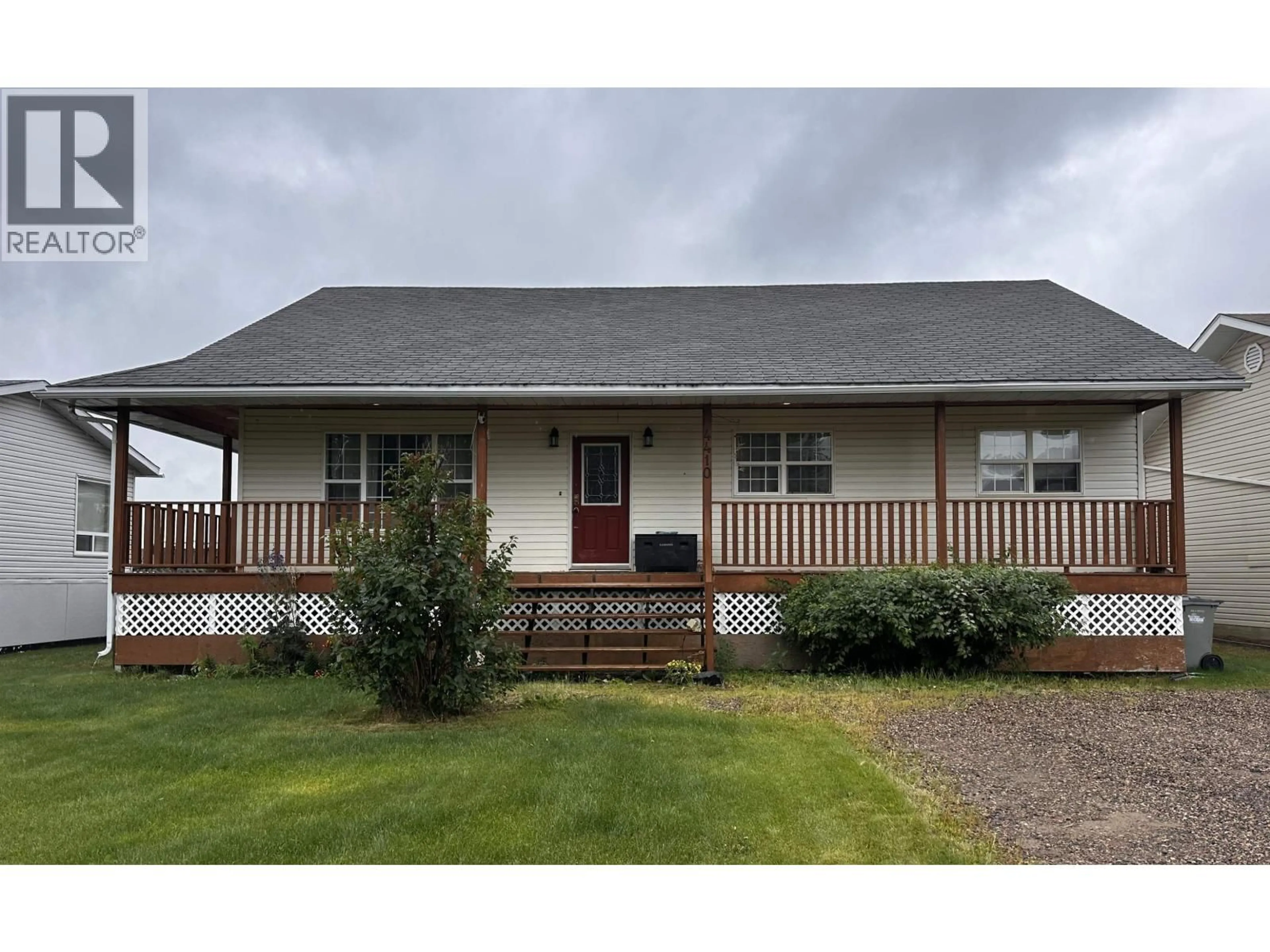Home with vinyl exterior material, unknown for 4410 52 AVENUE, Fort Nelson British Columbia V0C1R0