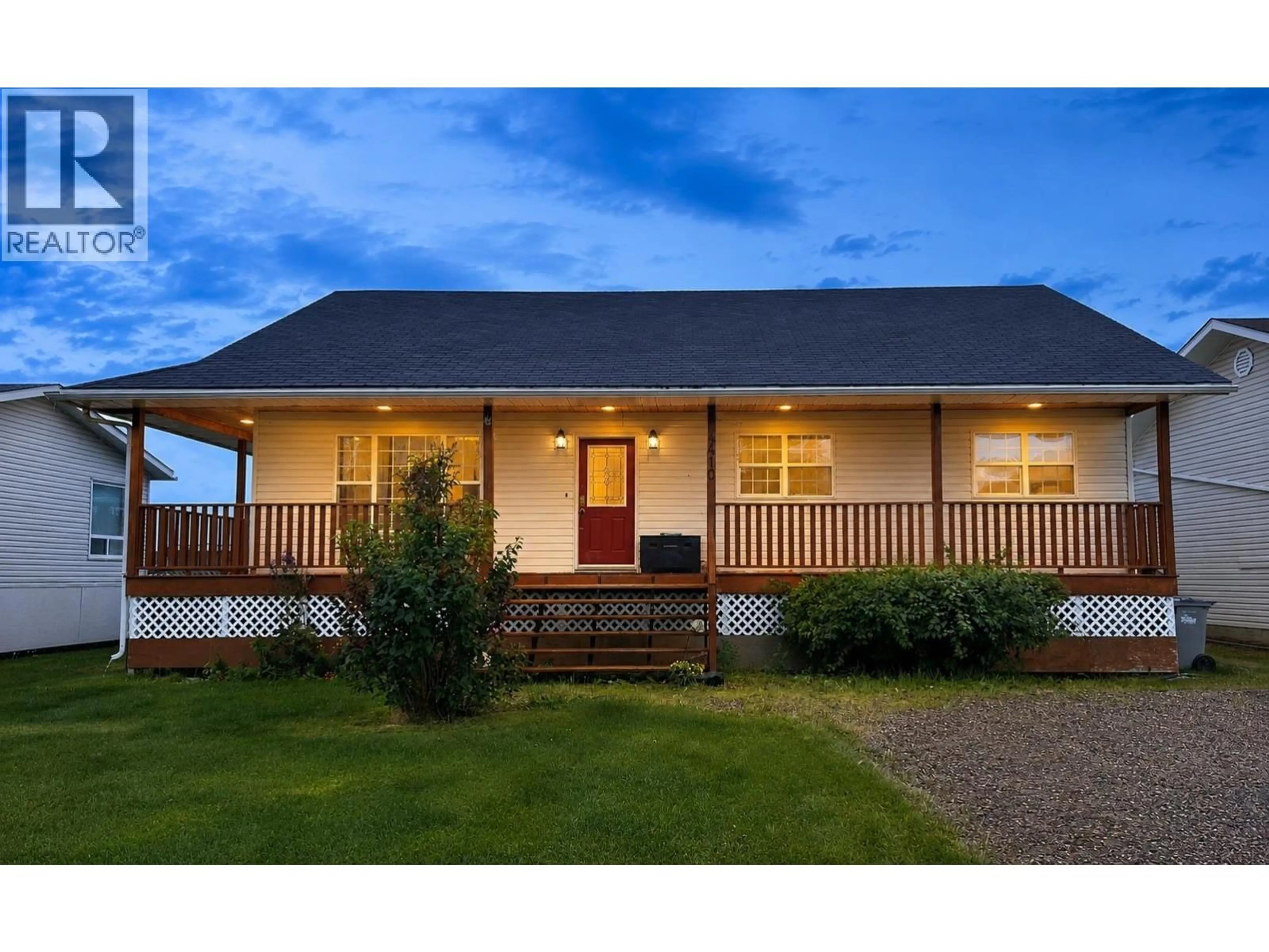 Home with vinyl exterior material, unknown for 4410 52 AVENUE, Fort Nelson British Columbia V0C1R0