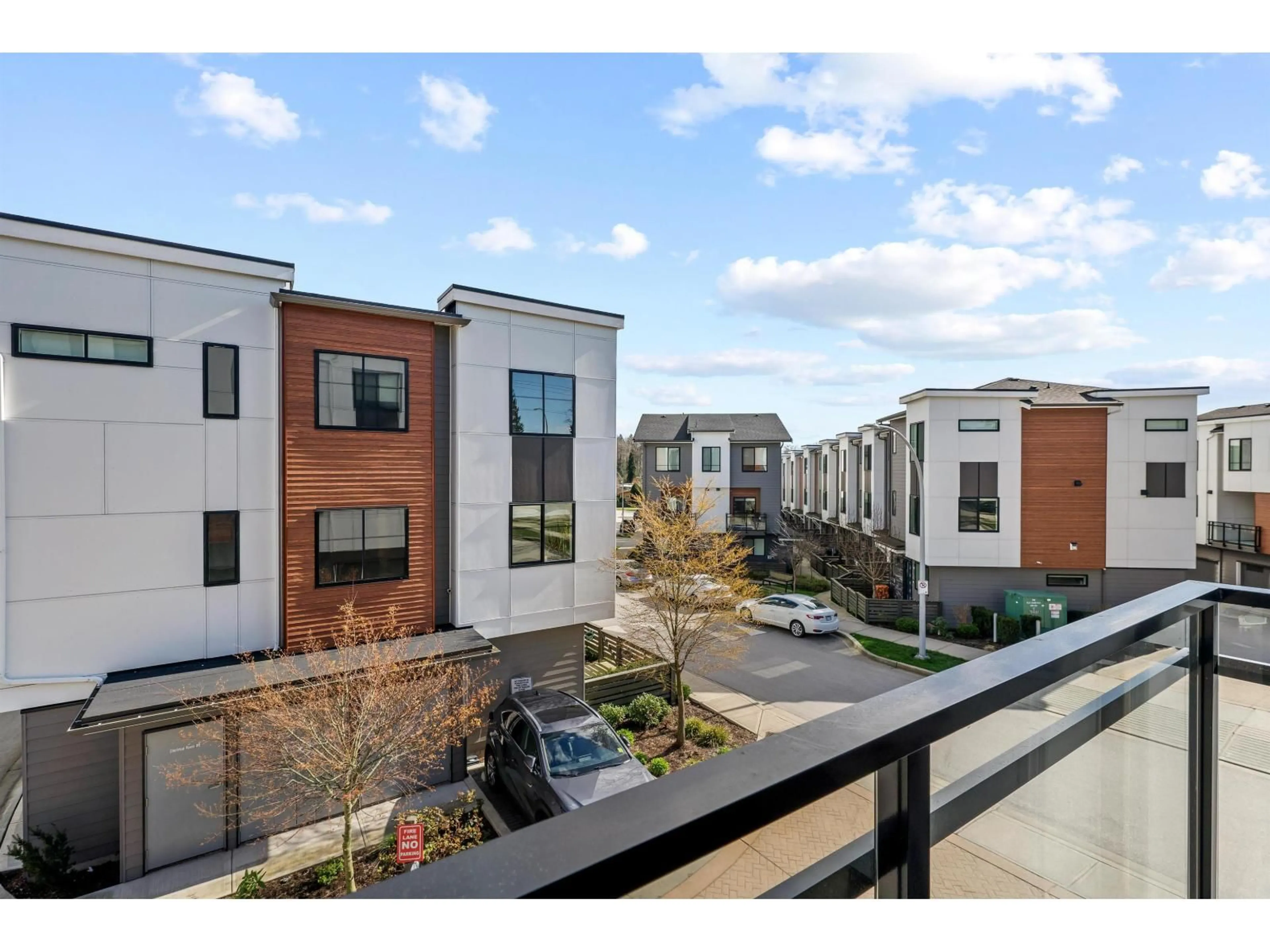 A pic from outside/outdoor area/front of a property/back of a property/a pic from drone, city buildings view from balcony for 56 - 1639 162 STREET, Surrey British Columbia V4A4Y1
