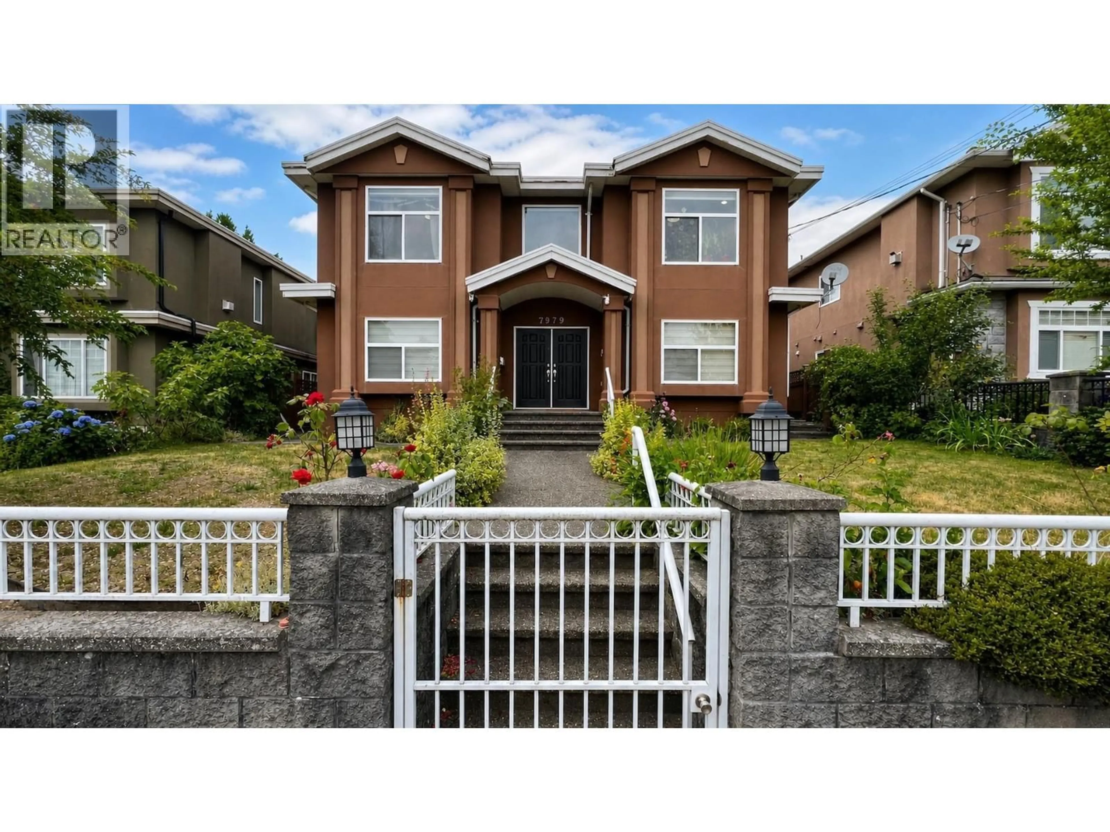 Home with brick exterior material, street for 7979 11TH AVENUE, Burnaby British Columbia V3N2N5