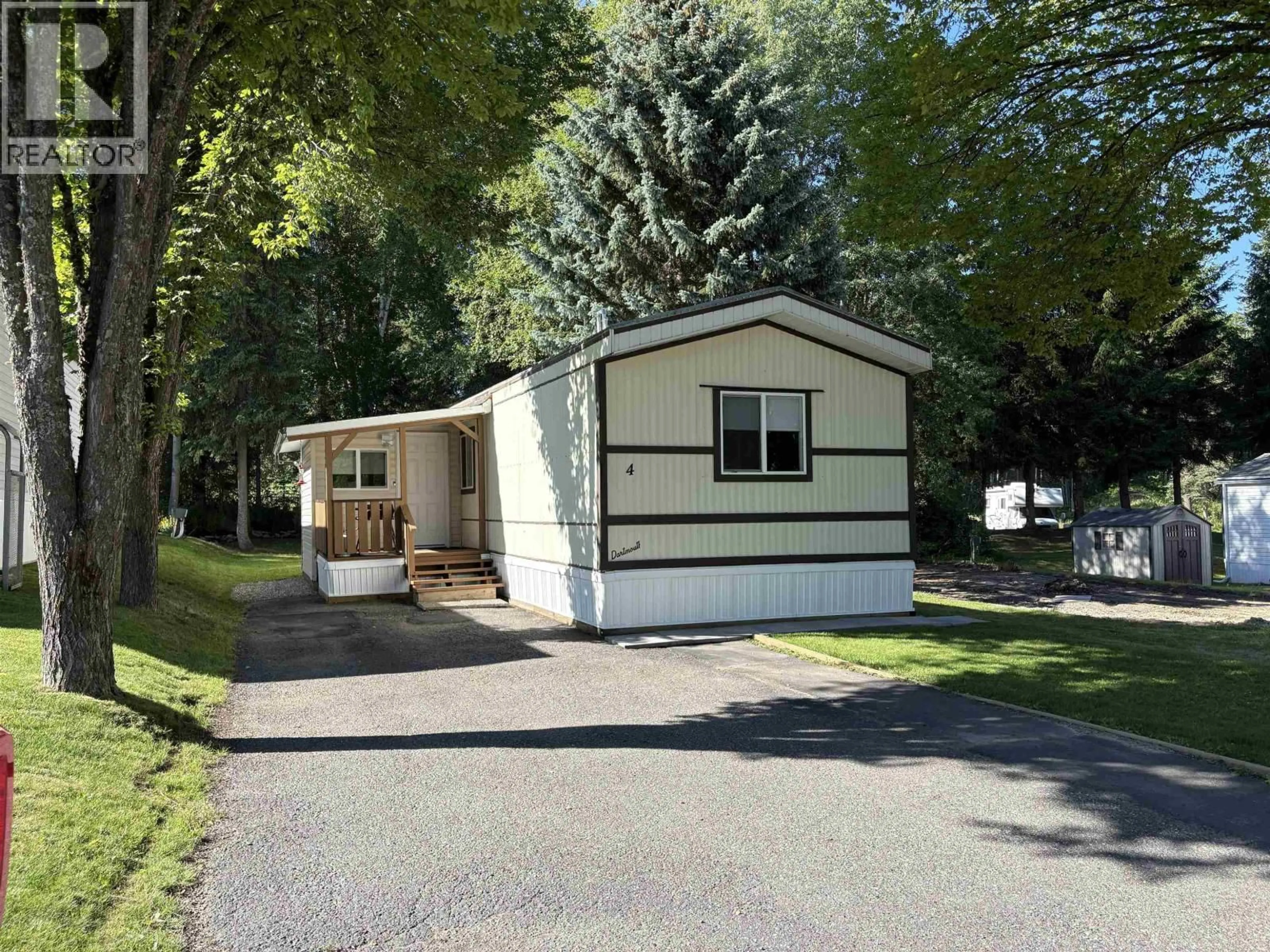Home with vinyl exterior material, street for 4 - 1000 INVERNESS ROAD, Prince George British Columbia V2K4V1