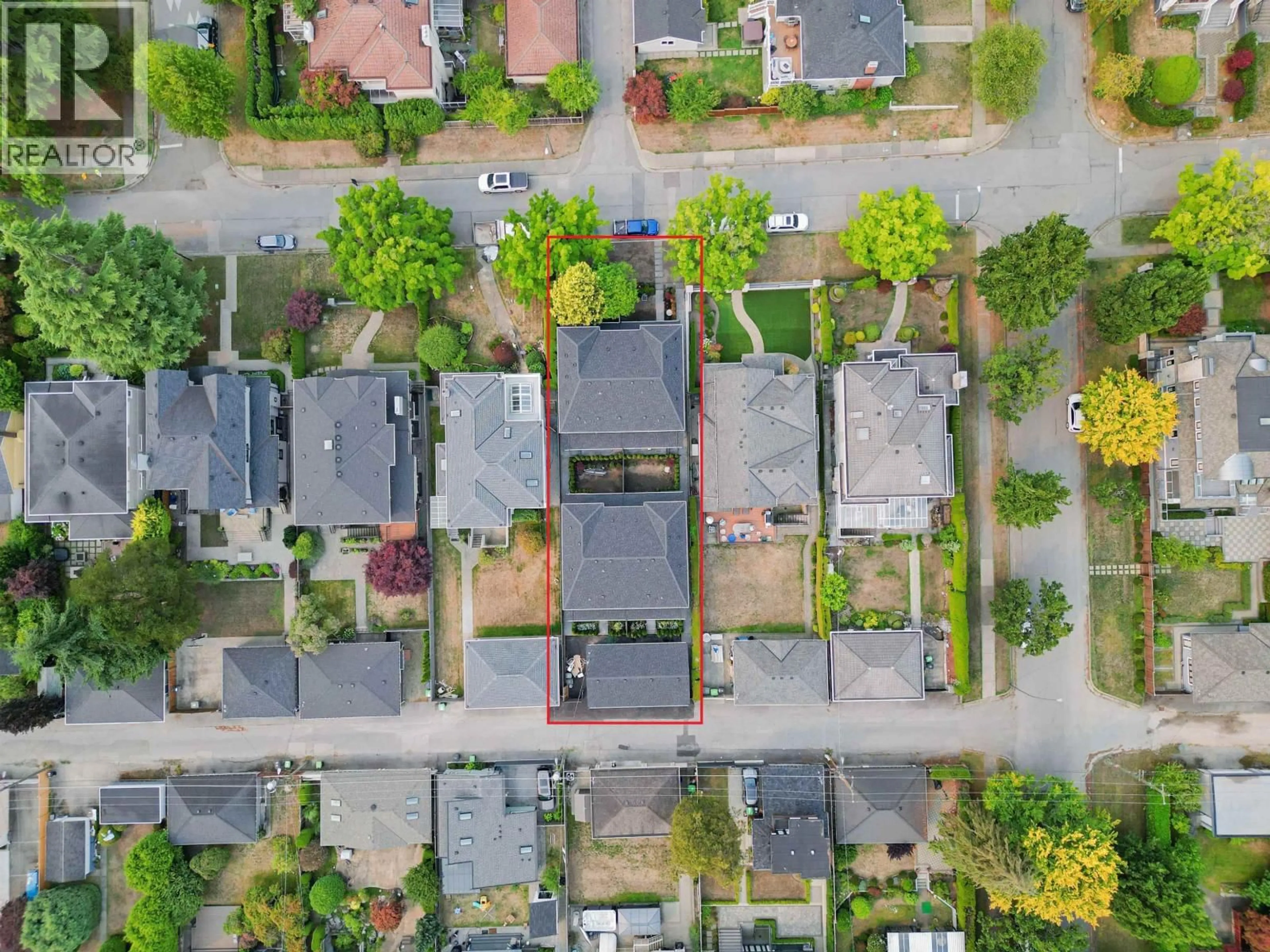 A pic from outside/outdoor area/front of a property/back of a property/a pic from drone, street for 2 - 1958 60TH AVENUE, Vancouver British Columbia V6P2B1