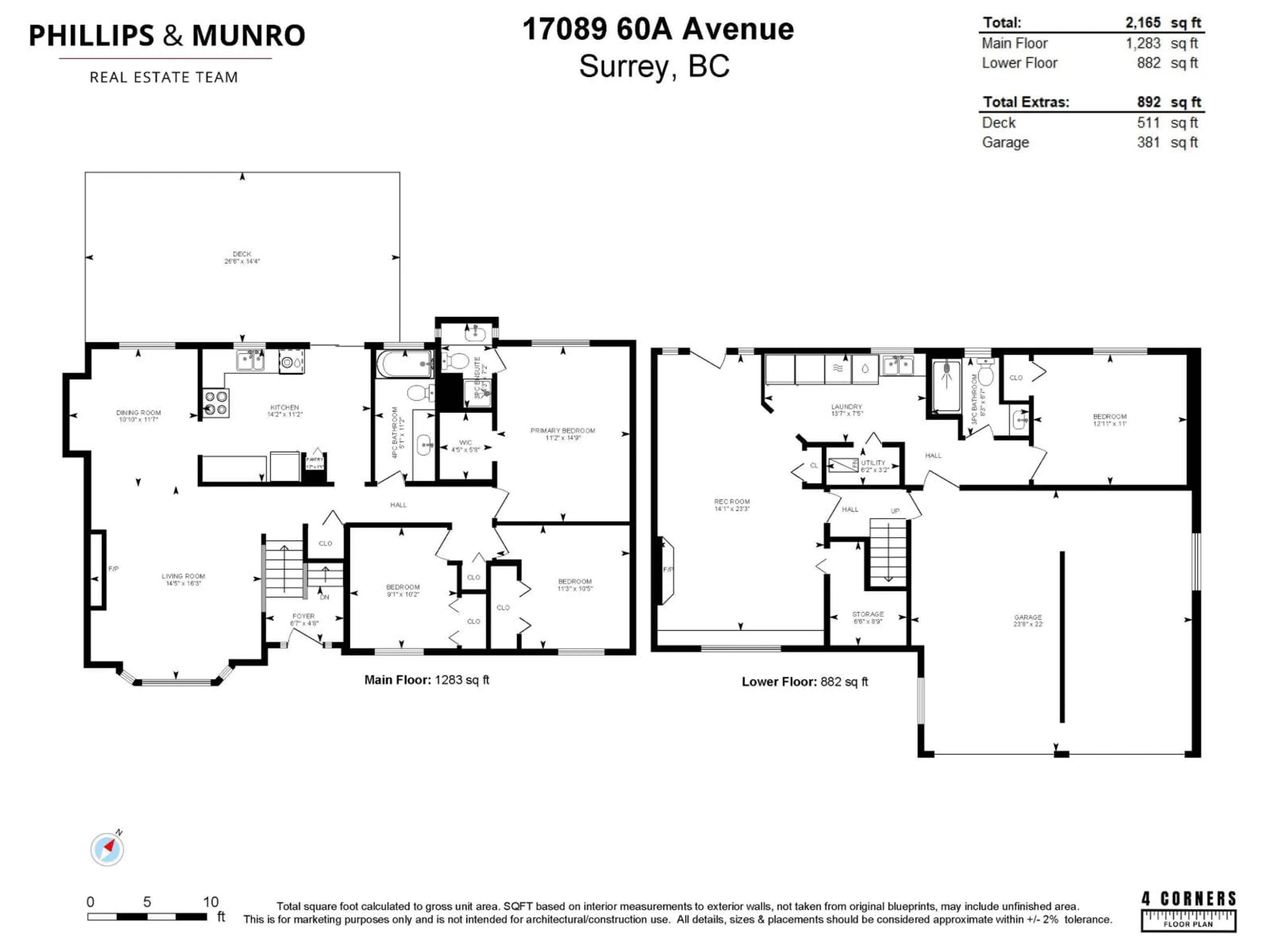 Floor plan for 17089 60A AVENUE, Surrey British Columbia V3S6A7