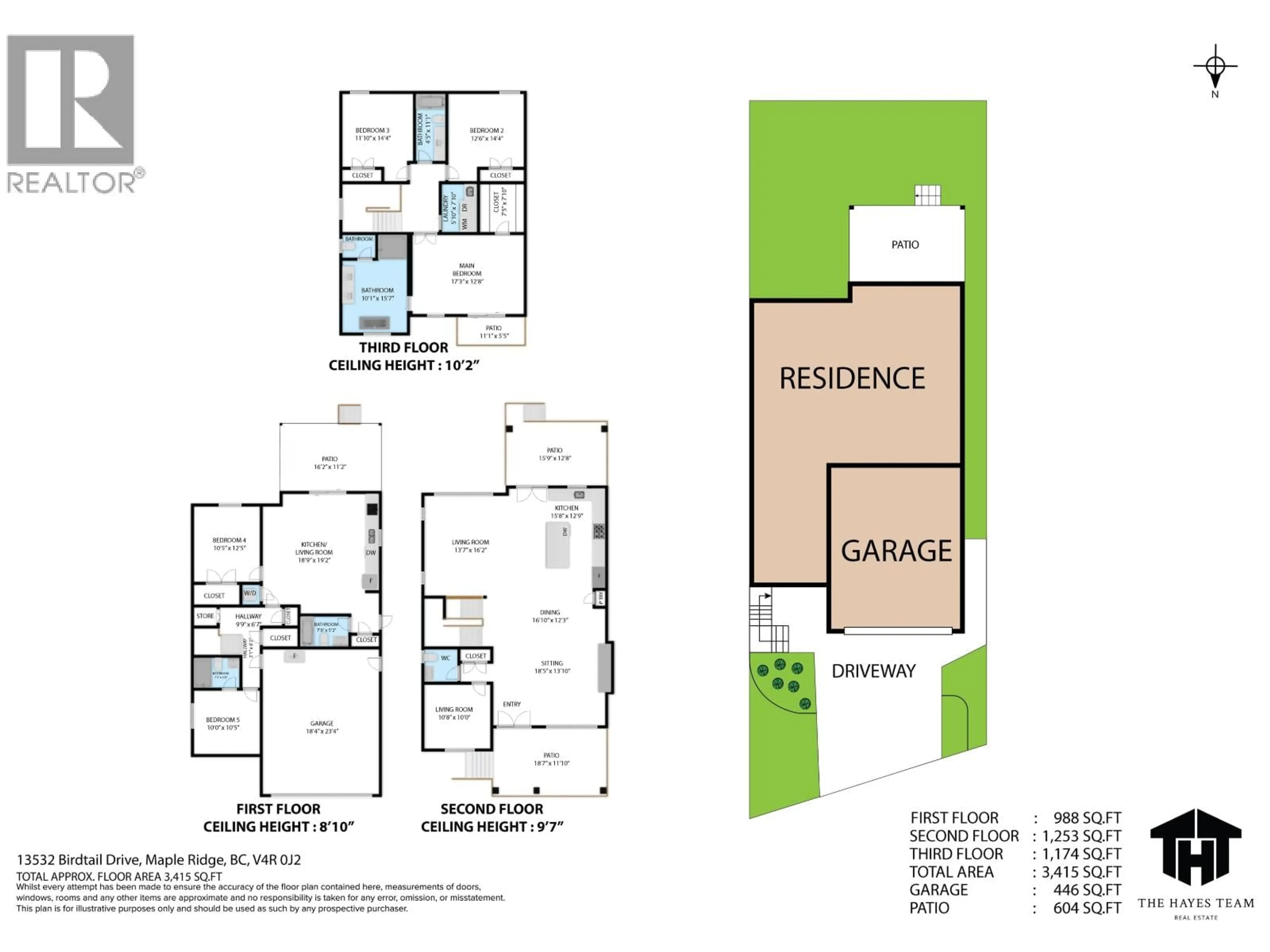 Floor plan for 13532 BIRDTAIL DRIVE, Maple Ridge British Columbia V4R0J2