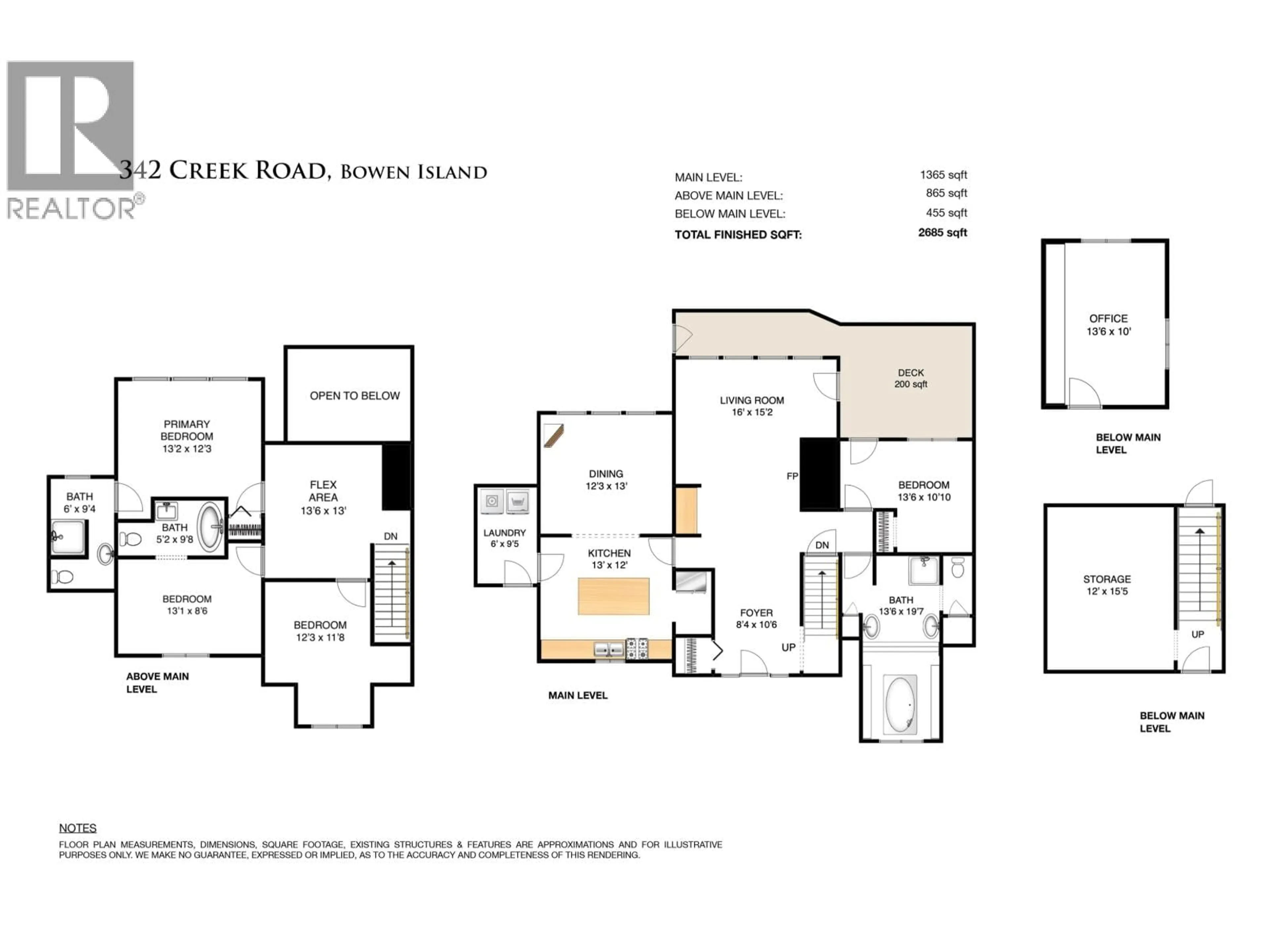 Floor plan for 342 CREEK ROAD, Bowen Island British Columbia V0N1G1