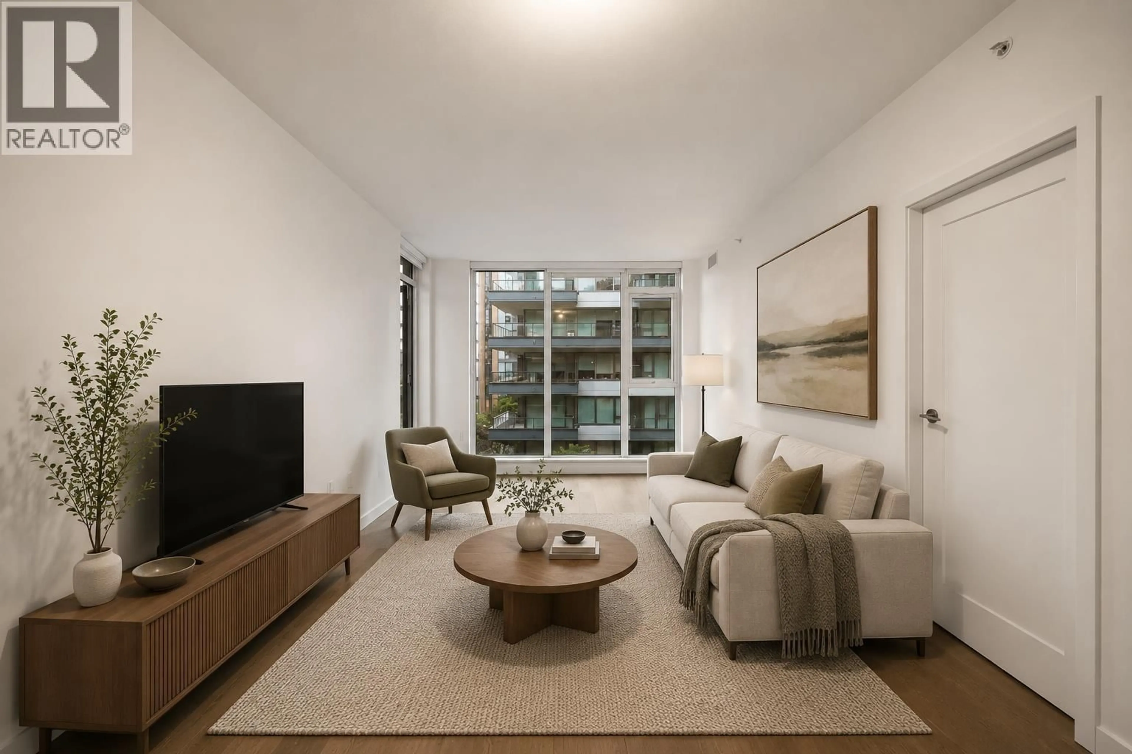 Living room with furniture, unknown for 802 - 3331 NO 3 ROAD, Richmond British Columbia V6X2B6