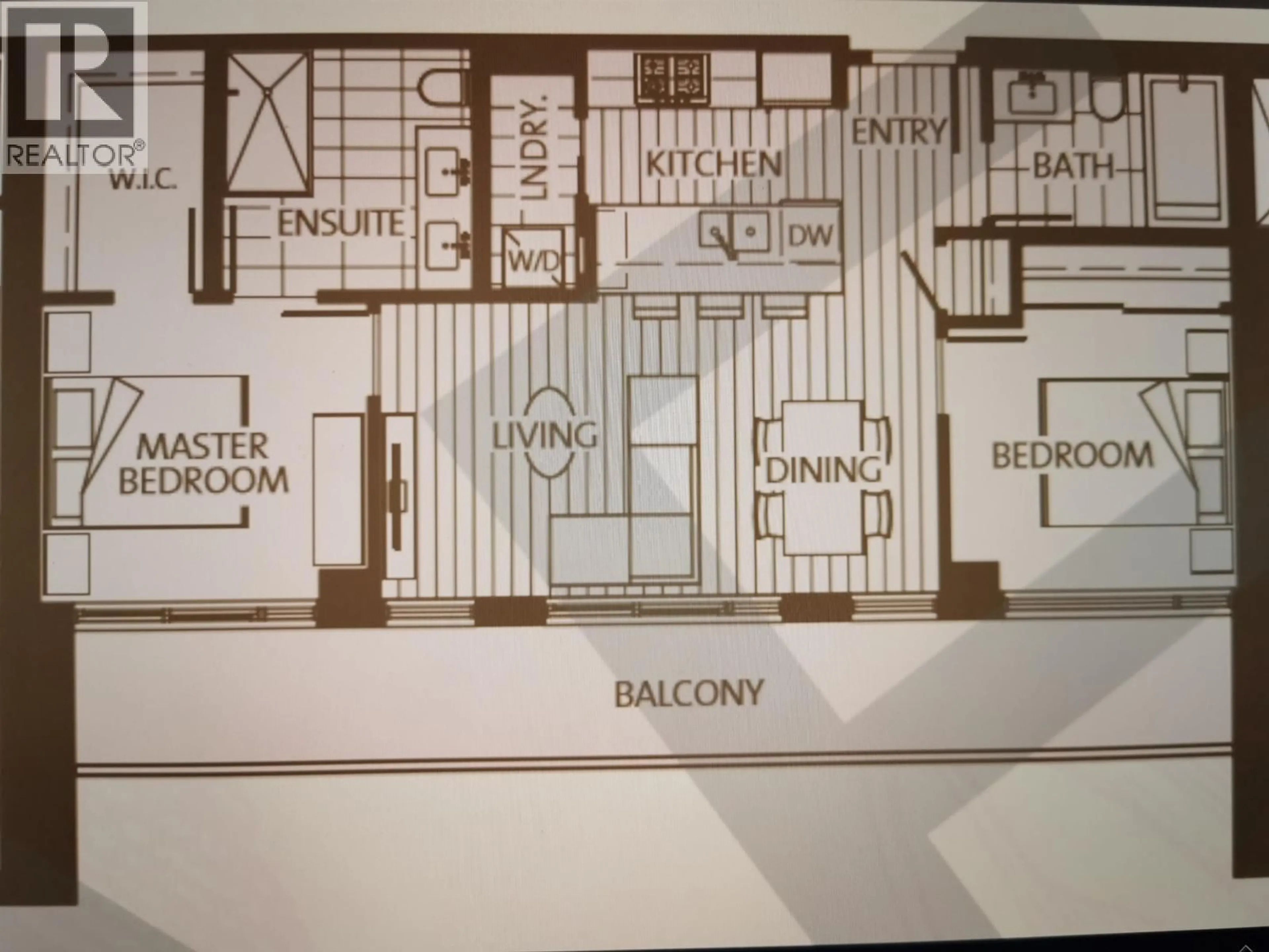 Floor plan for 519 - 7128 ADERA STREET, Vancouver British Columbia V6P0H6