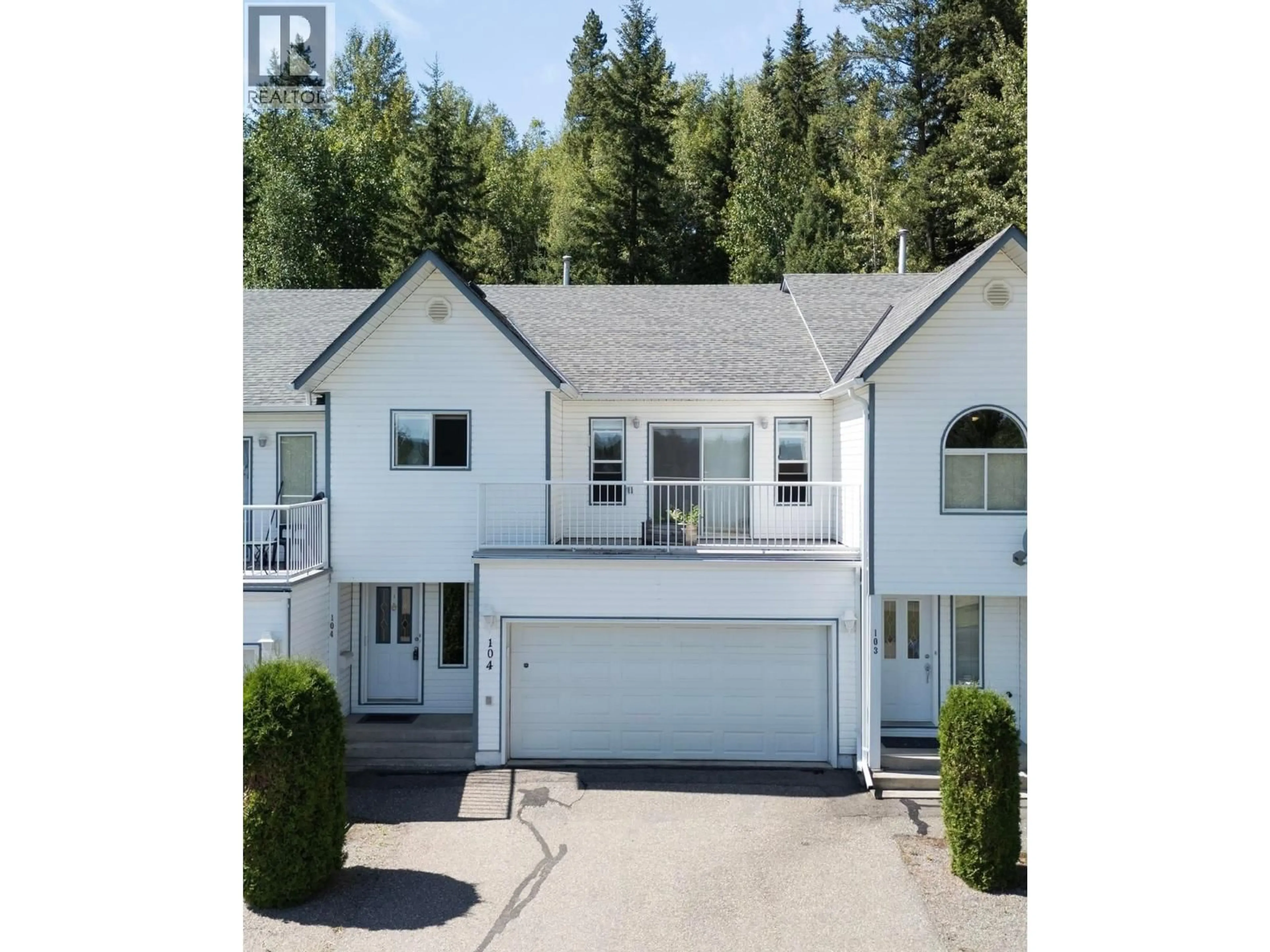 A pic from outside/outdoor area/front of a property/back of a property/a pic from drone, street for 104 - 6855 DOMANO BOULEVARD, Prince George British Columbia V2N5C9